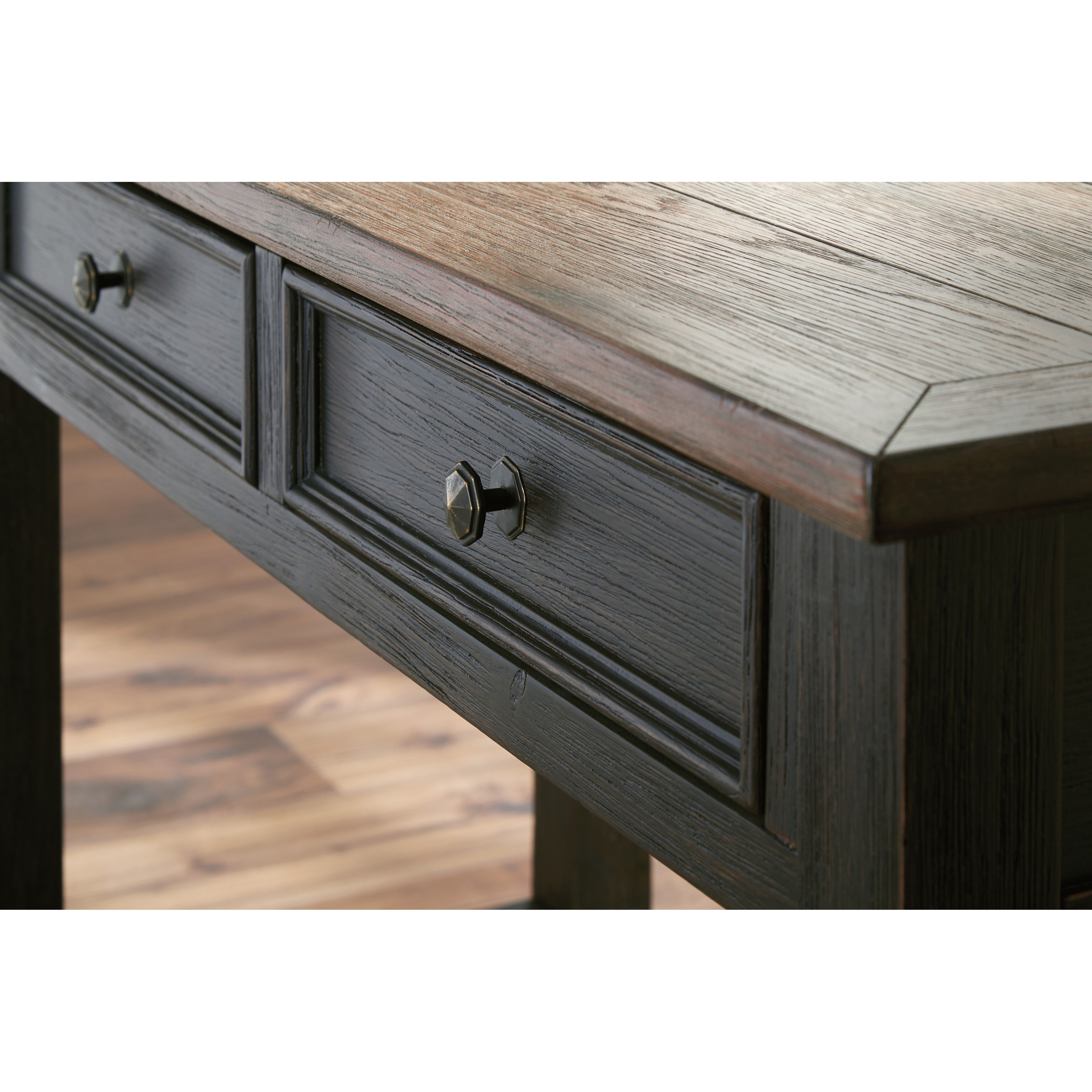 Signature Design by Ashley Tyler Creek Sofa Table with 2 Drawers