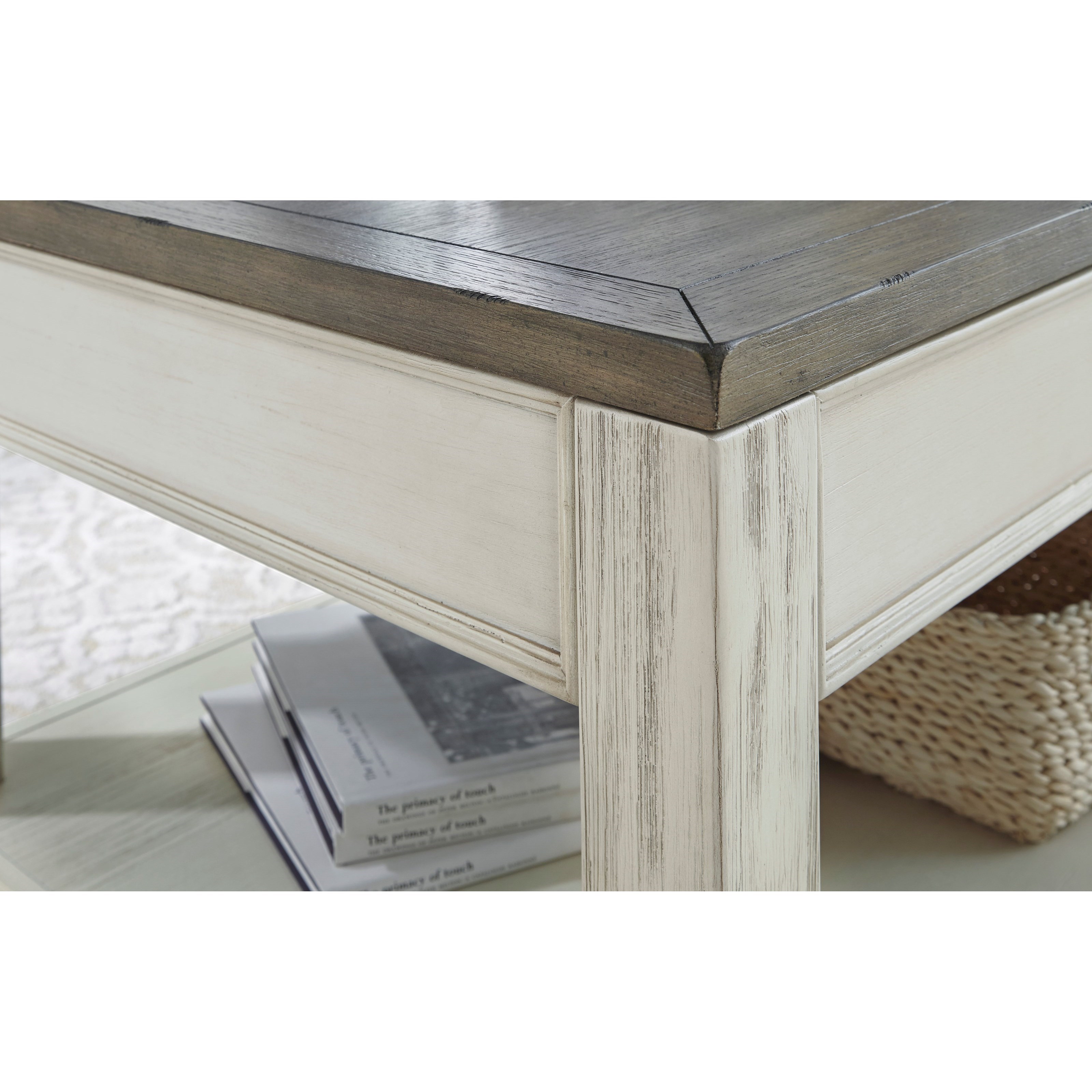 Signature Design by Ashley Bolanburg TwoTone Rectangular Lift Top