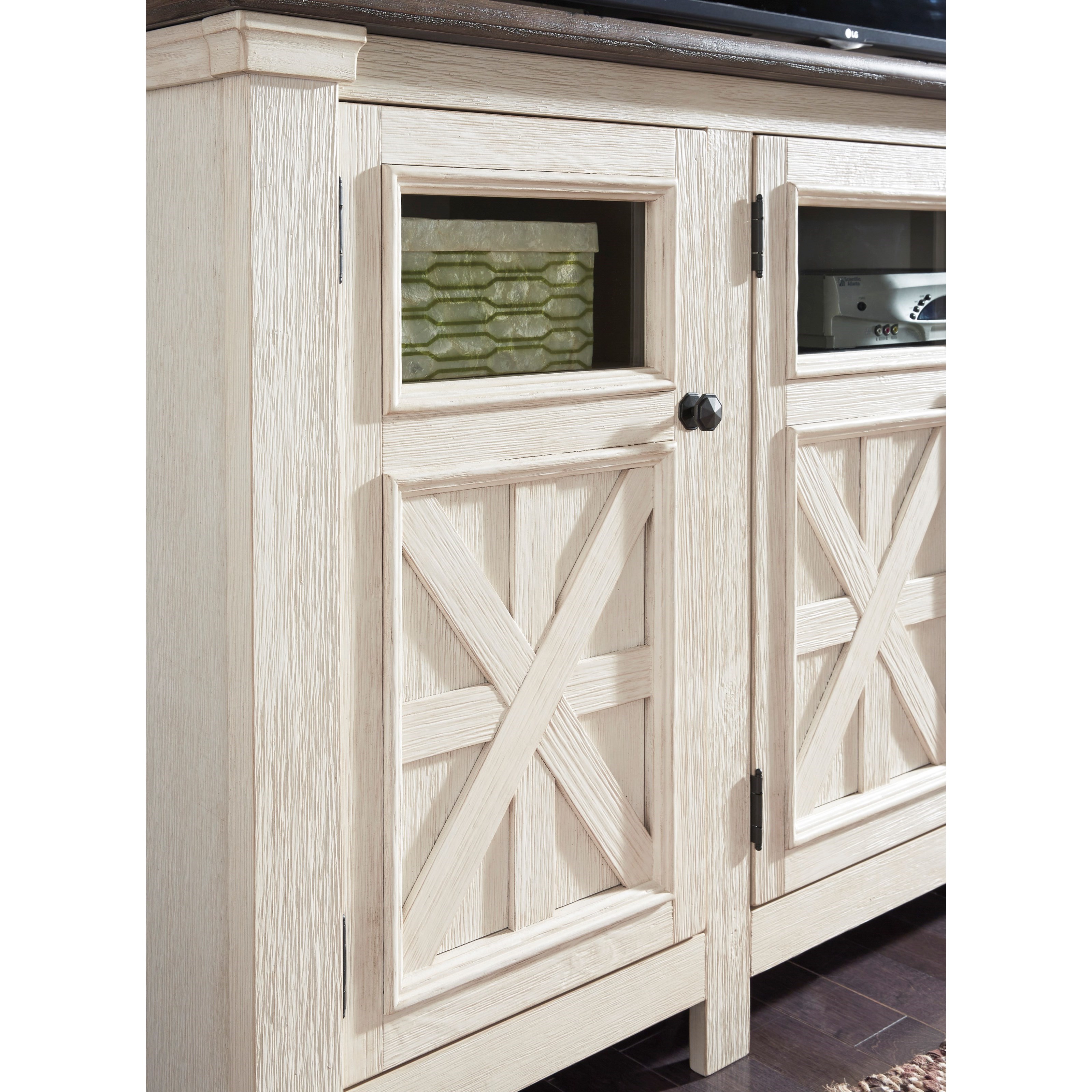 Signature Design by Ashley Bolanburg W64760 TwoTone Finish Extra