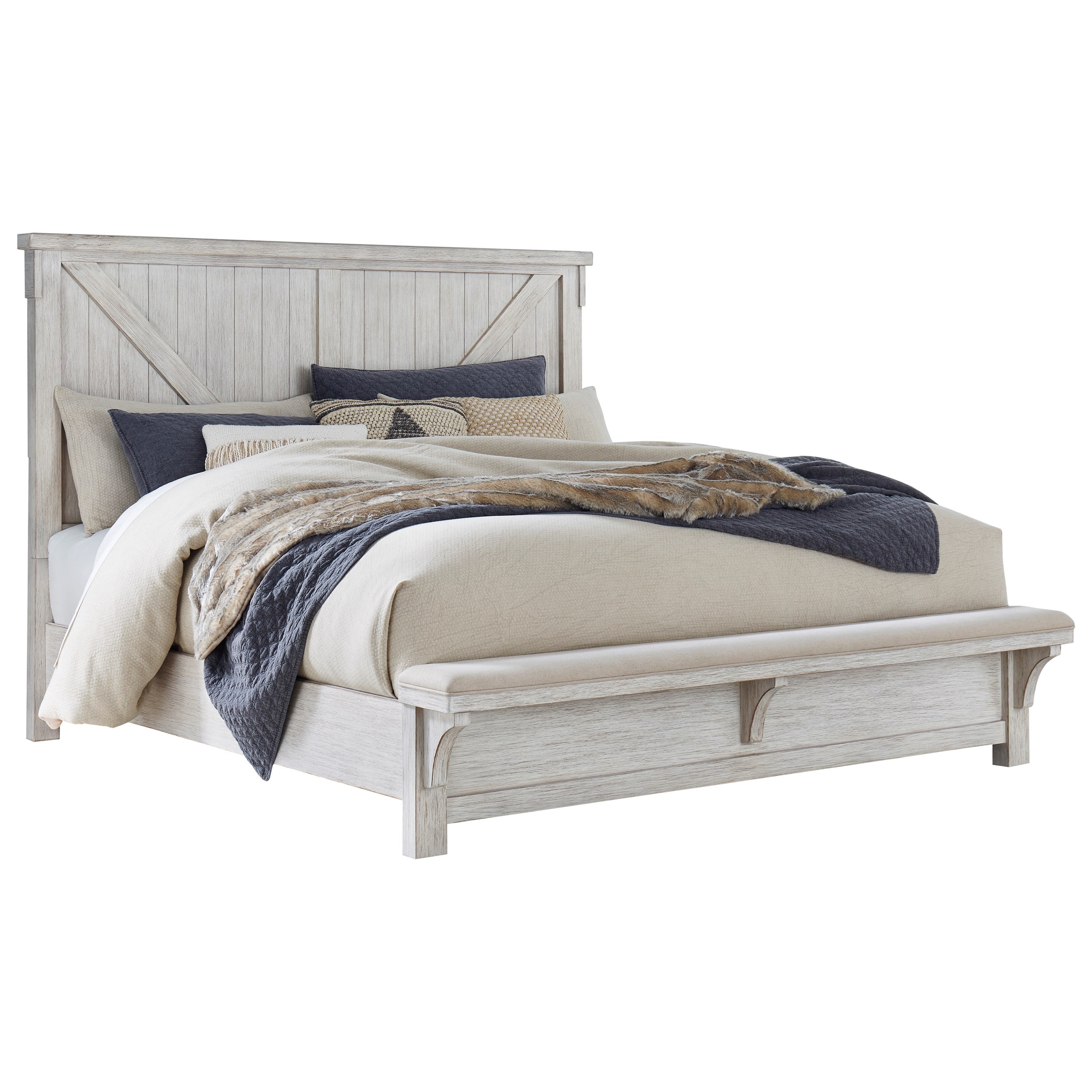Signature Design by Ashley Brashland California King Bed with Footboard