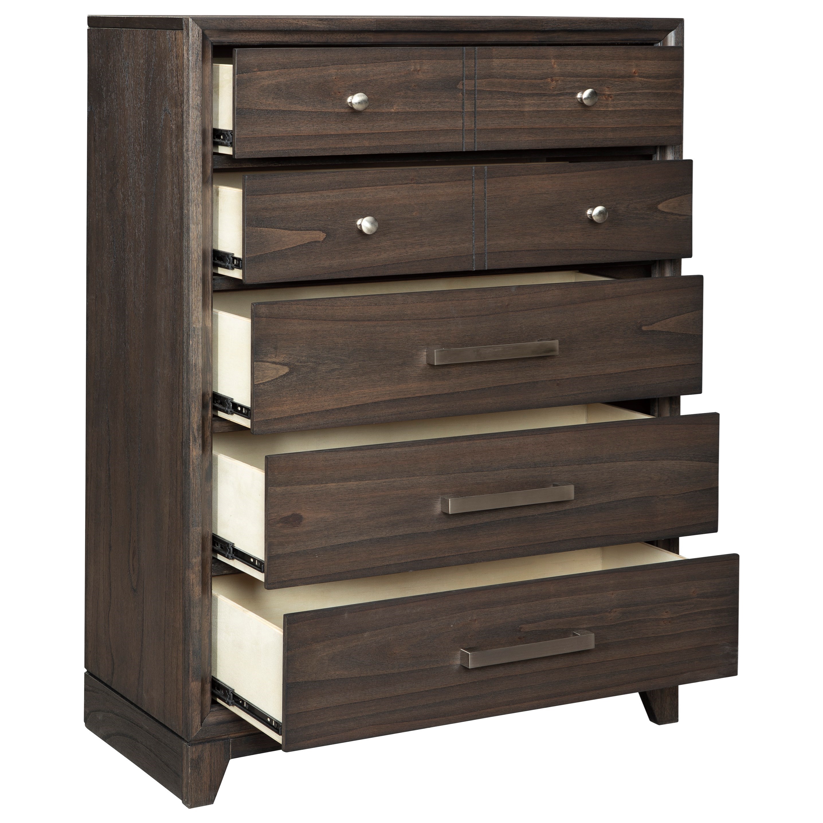 Signature Design by Ashley Brueban Contemporary Five Drawer Chest with