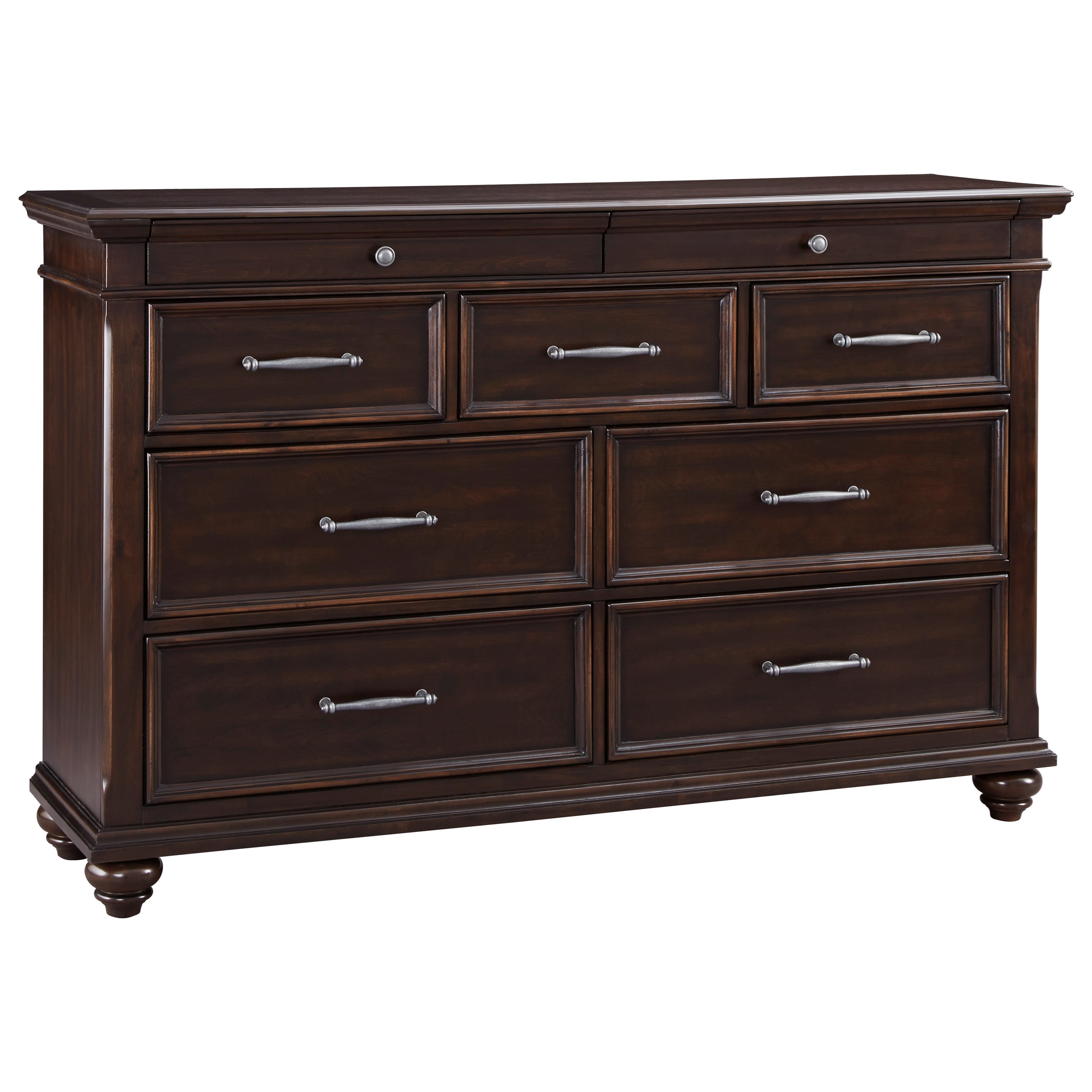 Signature Design by Ashley Brynhurst Traditional 9 Drawer Dresser with