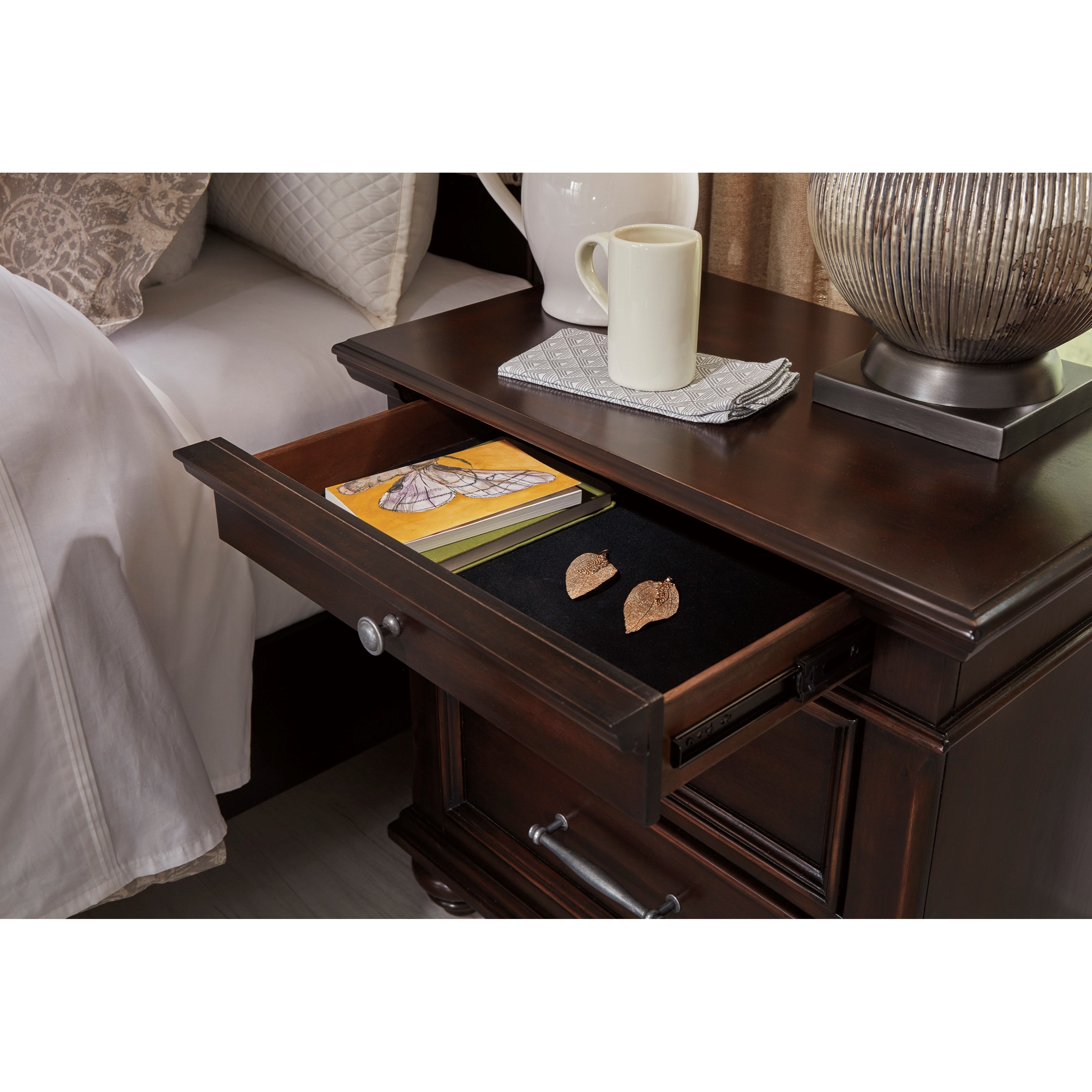 Ashley Furniture Nightstands Wildflower Bedroom Collection WILDFLOWER