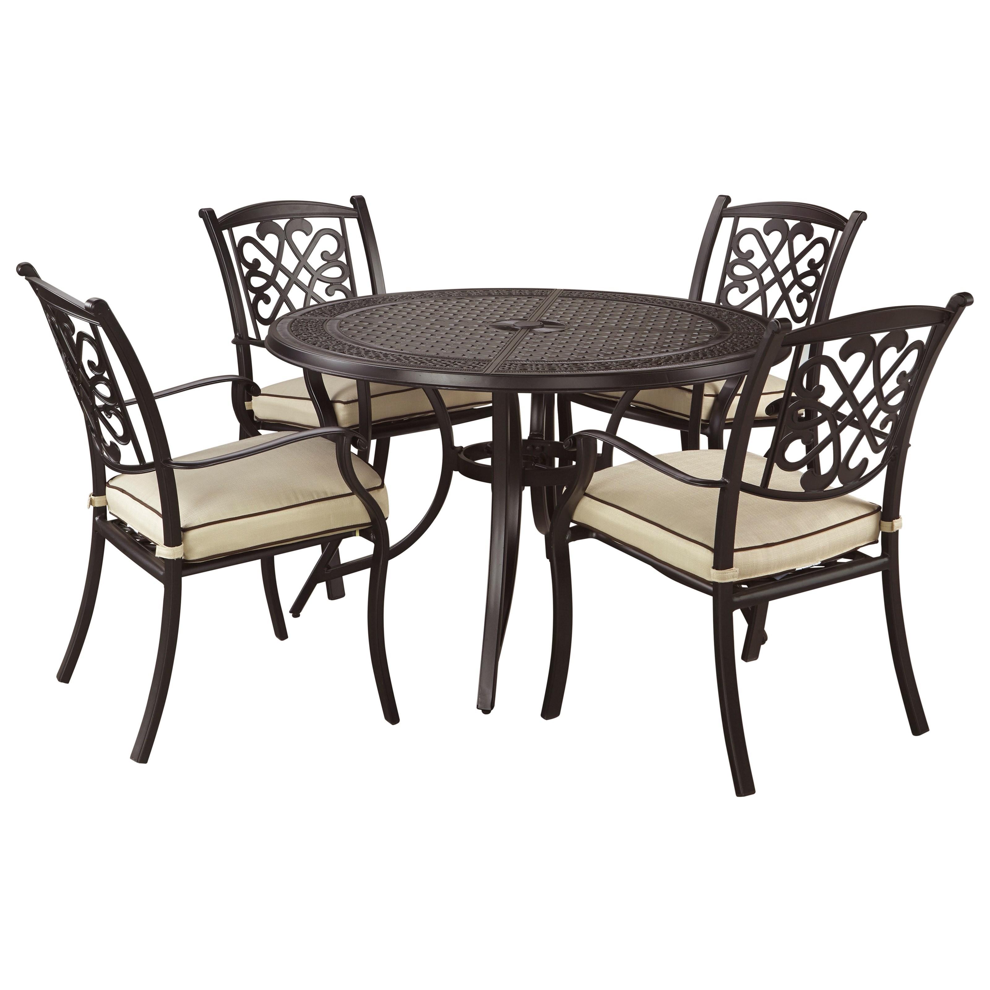 Signature Design by Ashley Burnella 5 Piece Outdoor Dining