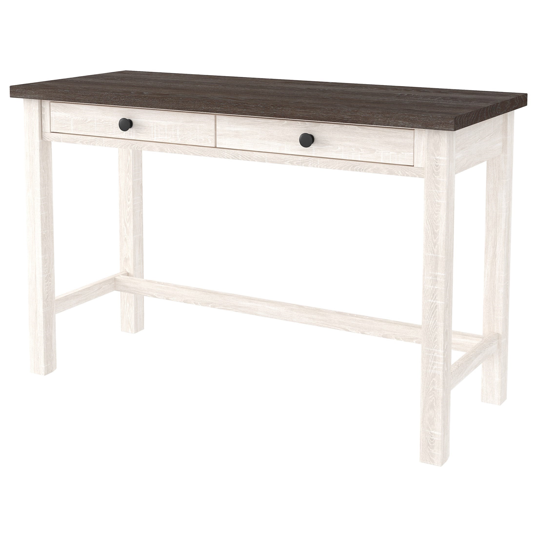 Signature Design by Ashley Dorrinson TwoTone Home Office Desk with 2