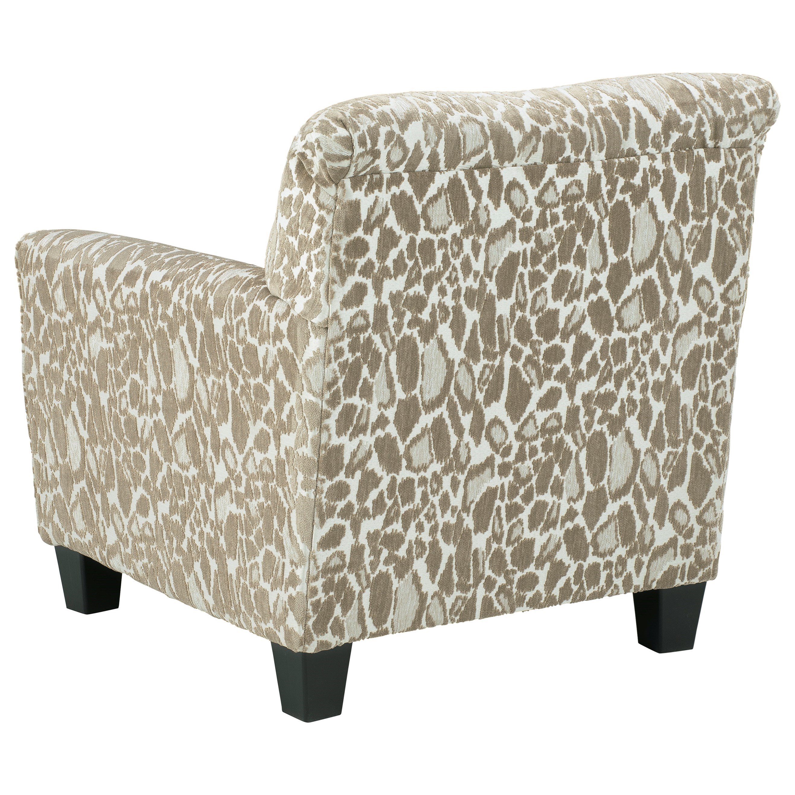 Signature Design by Ashley Dovemont Contemporary Accent Chair in Cheetah Fabric | Royal 