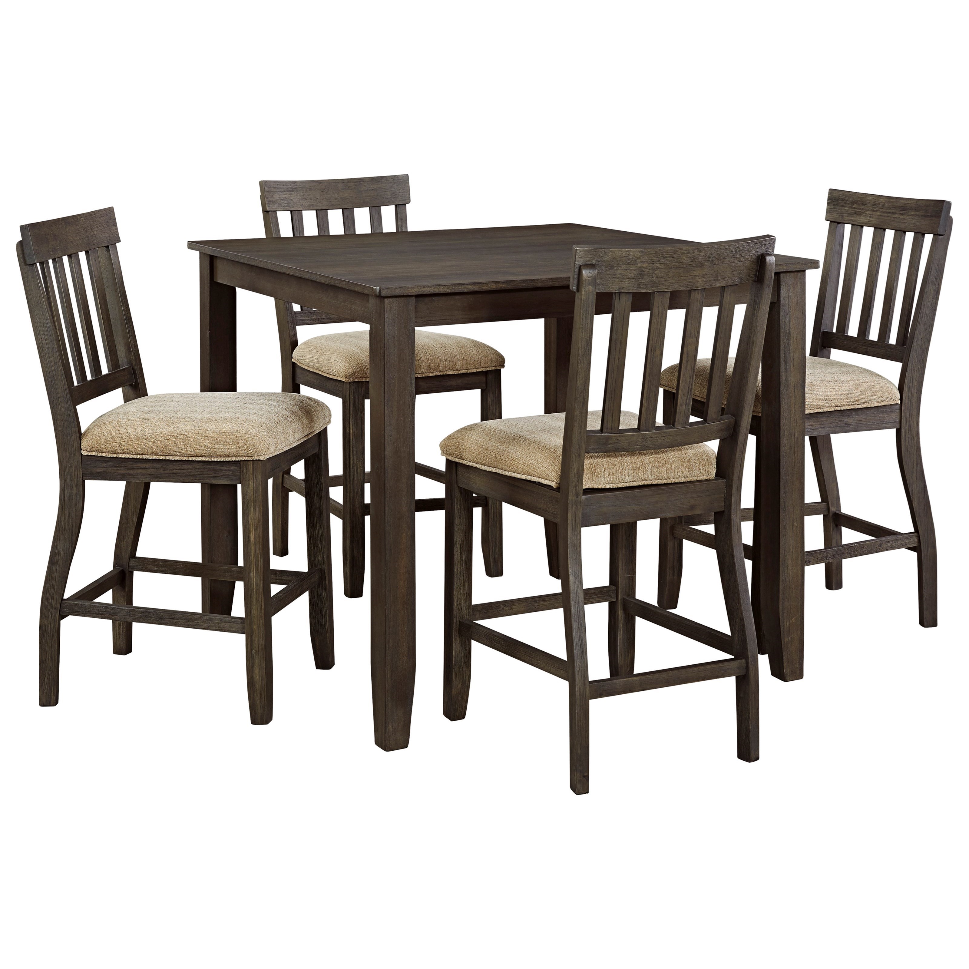 Signature Design by Ashley Furniture Dresbar 5Piece Square Dining Room