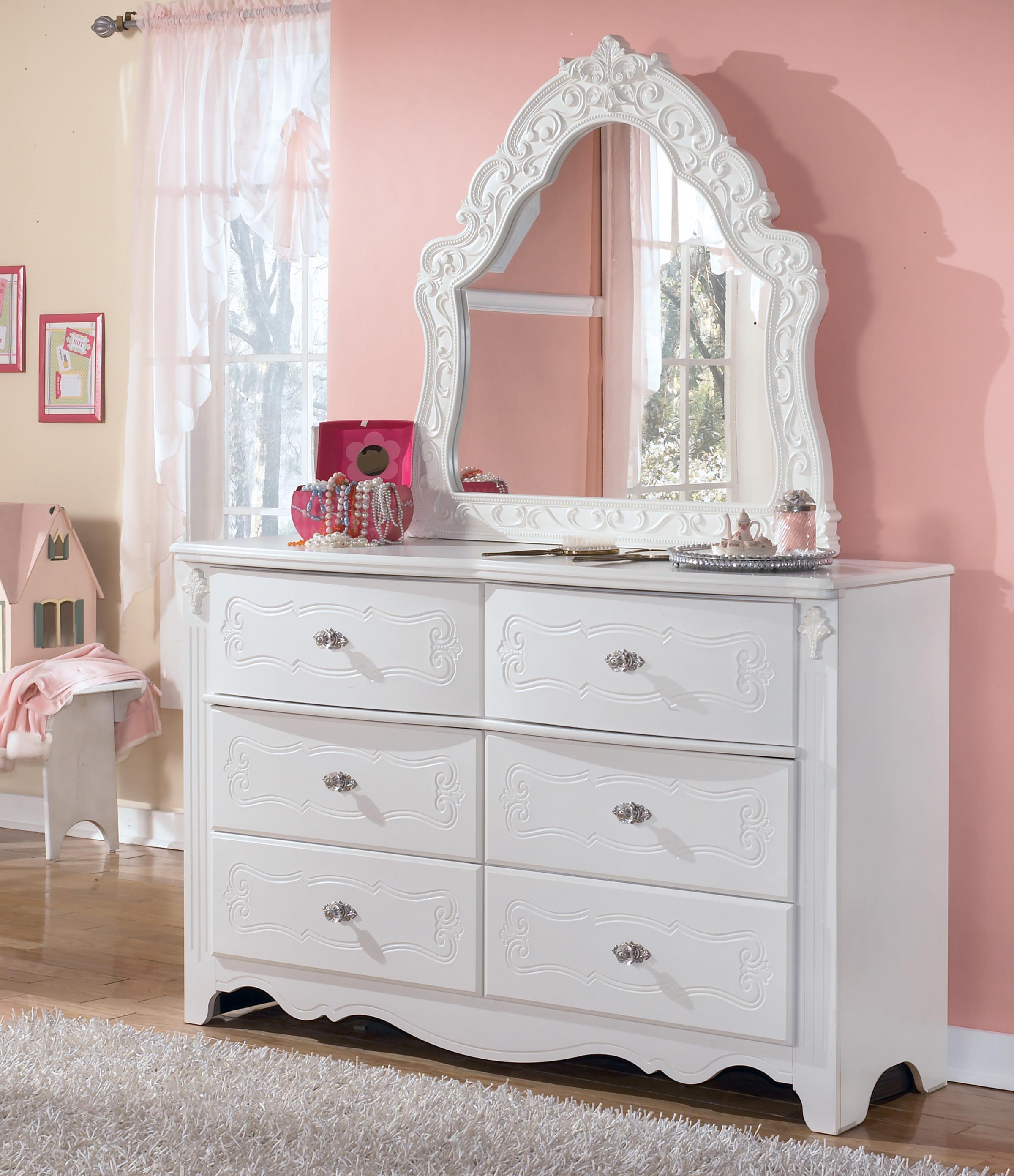 Signature Design by Ashley Furniture Exquisite Dresser & Ornate Bedroom