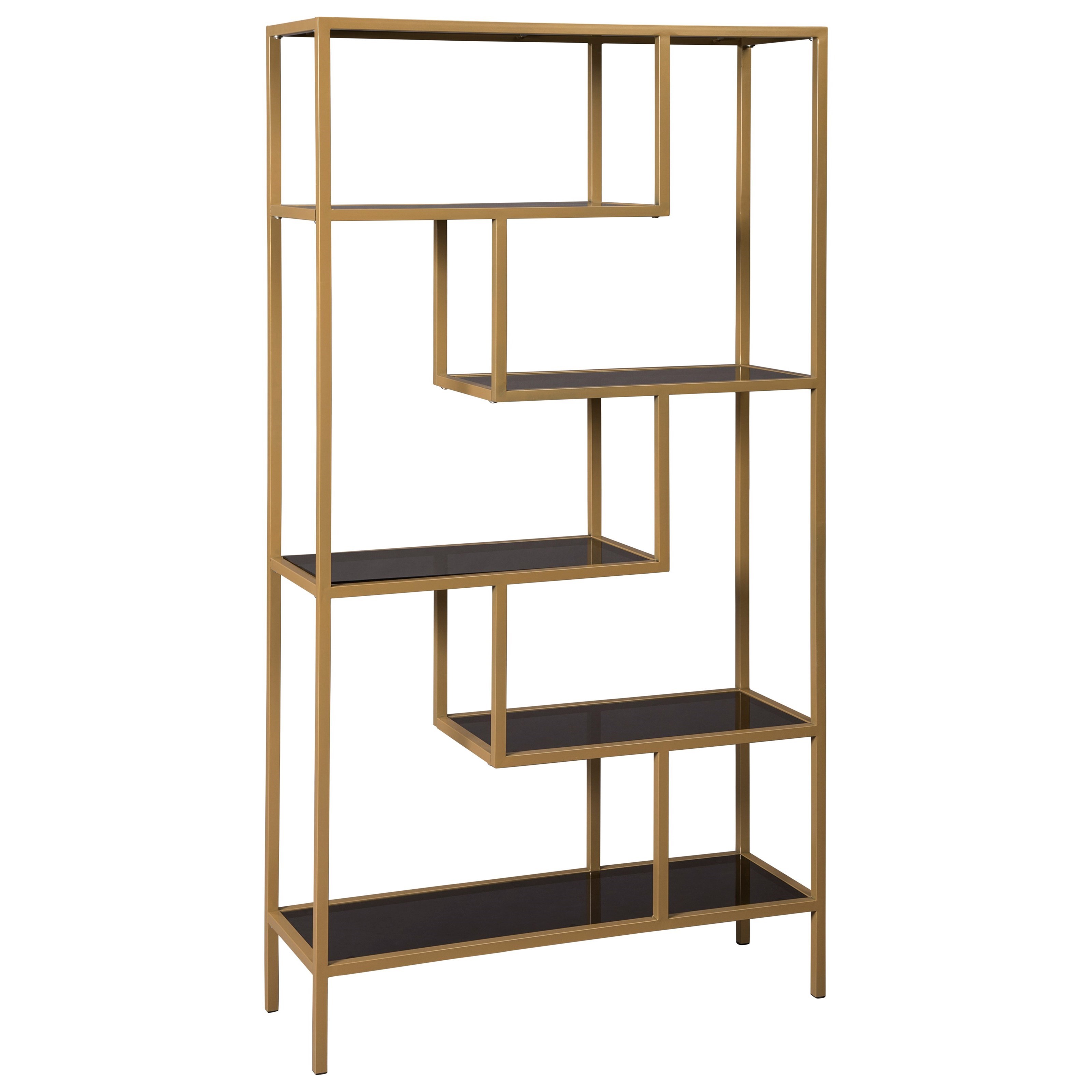 Signature Design by Ashley Frankwell Contemporary Gold Finish Metal