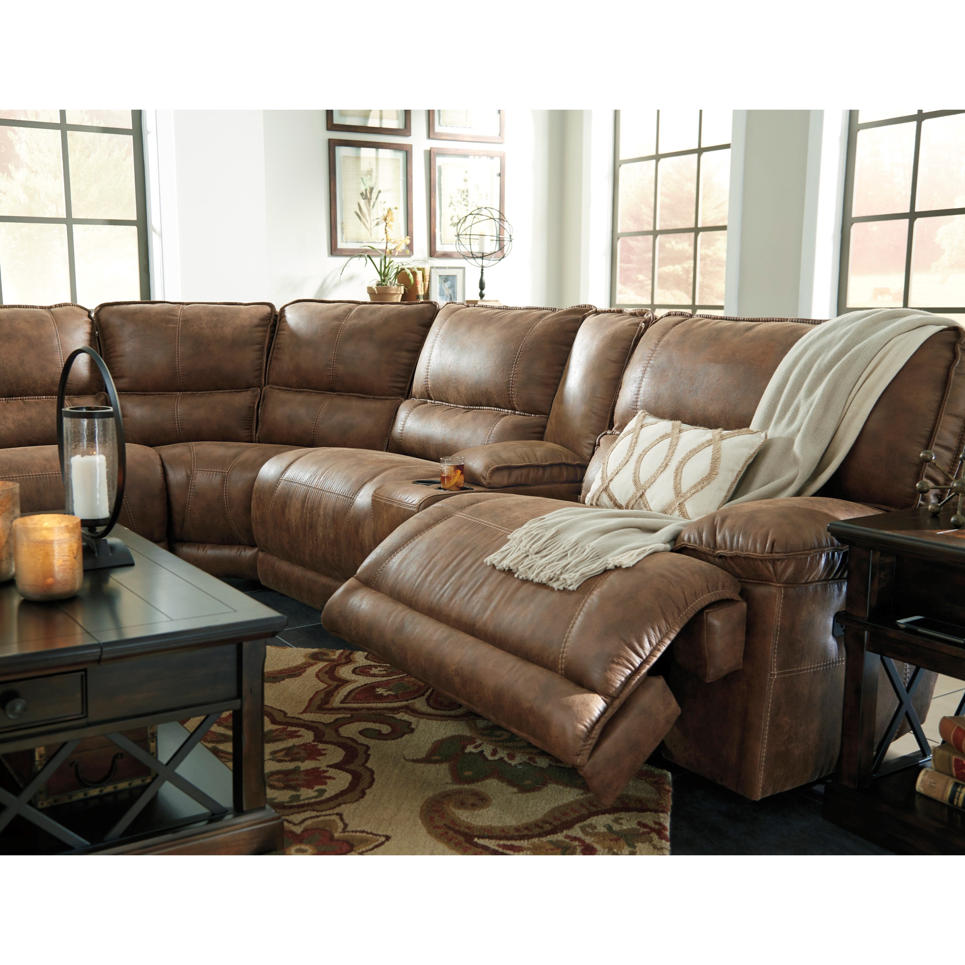 Signature Design by Ashley Grattis 6Piece Power Reclining Sectional w