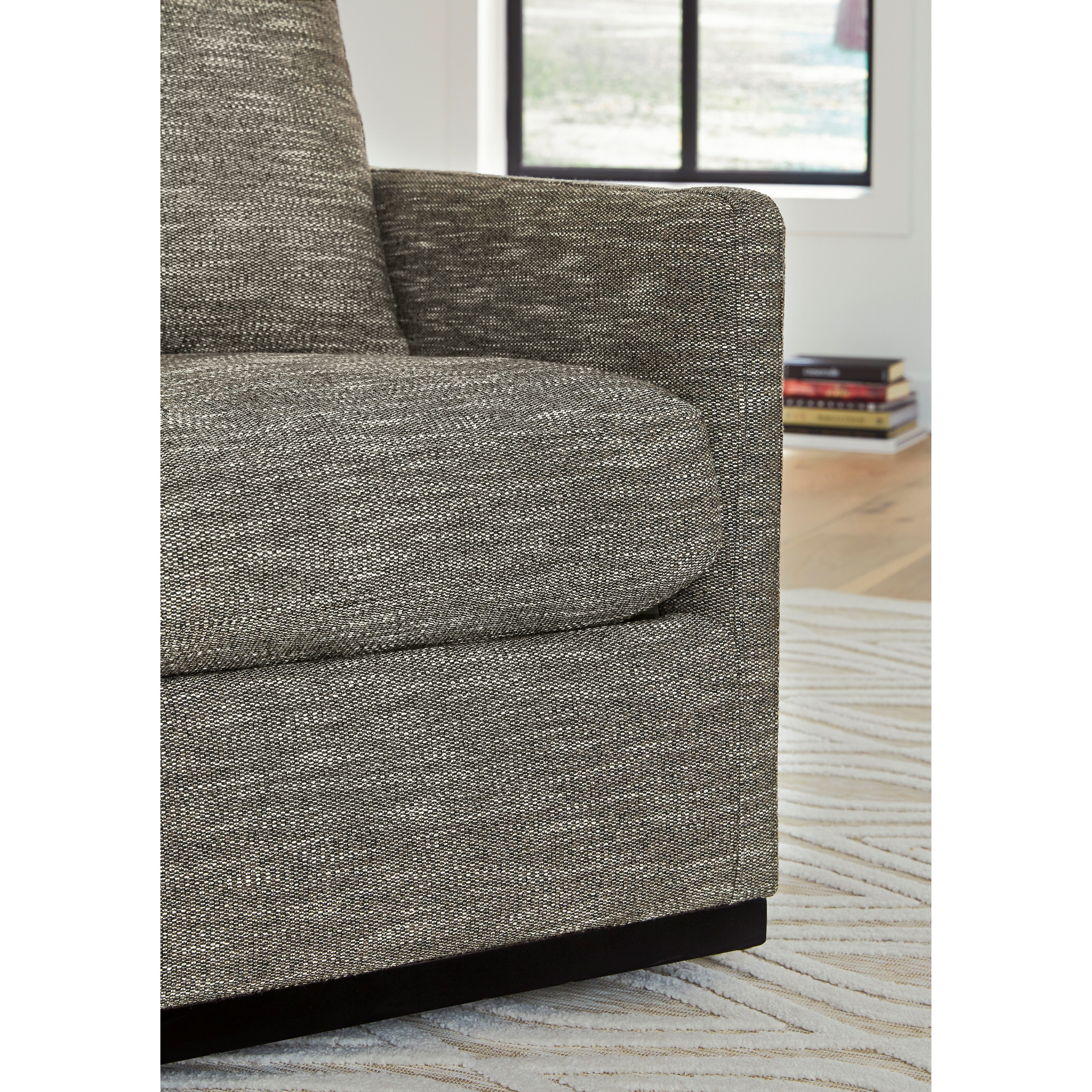 Signature Design by Ashley Grona Swivel Accent Chair in Textured Brown