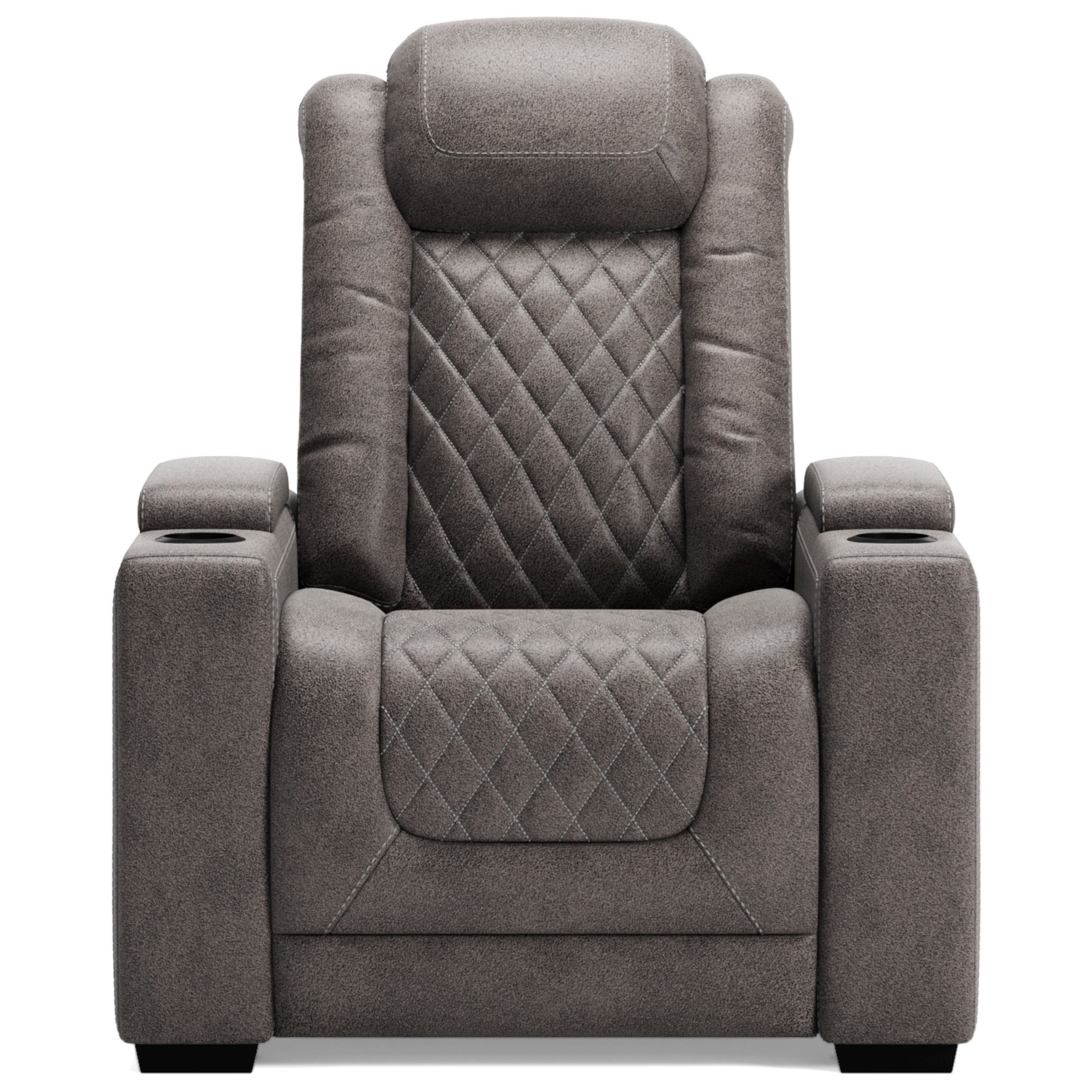 Ashley (Signature Design) Hyllmont Faux Leather Power Recliner w/ Adj