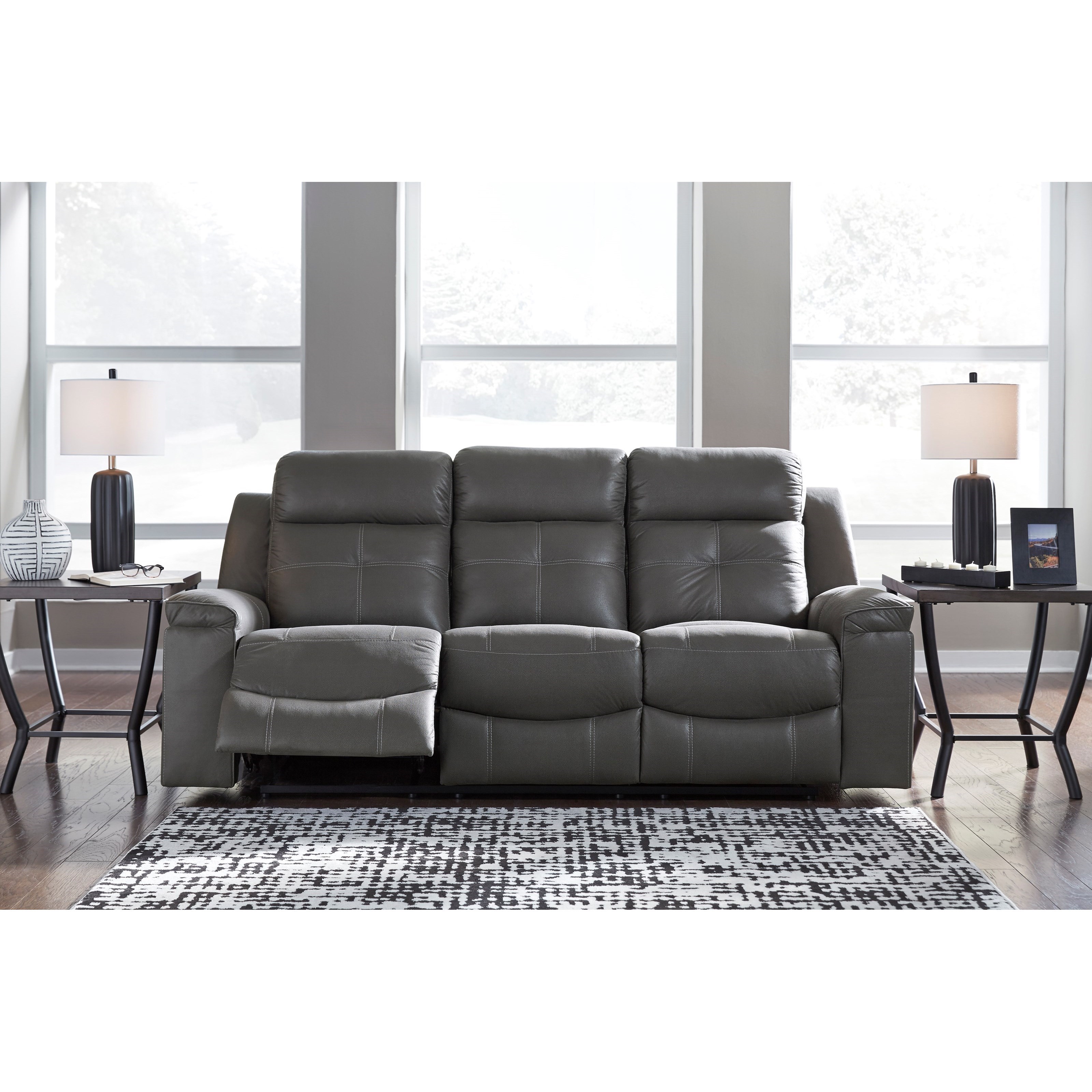 Signature Design by Ashley Jesolo Contemporary Reclining Sofa Royal