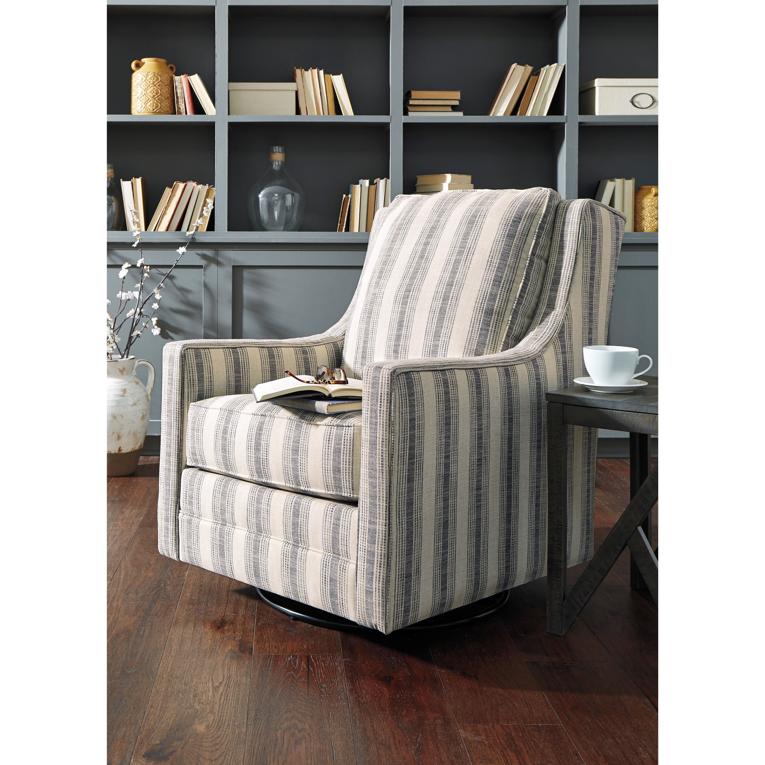 Signature Design by Ashley Kambria A3000207 Swivel Glider Accent Chair