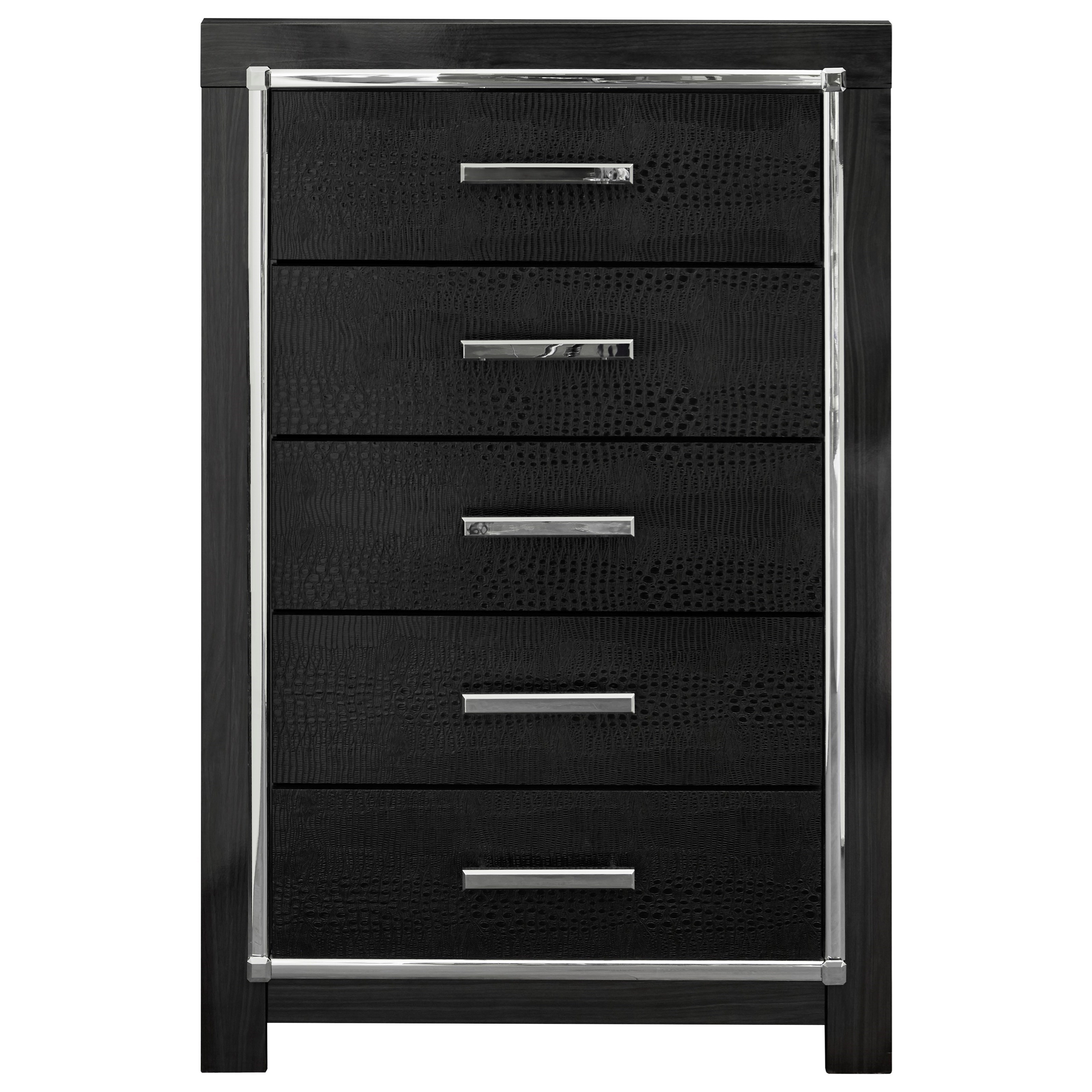 Signature Design by Ashley Kaydell B142046 Glam 5Drawer Chest