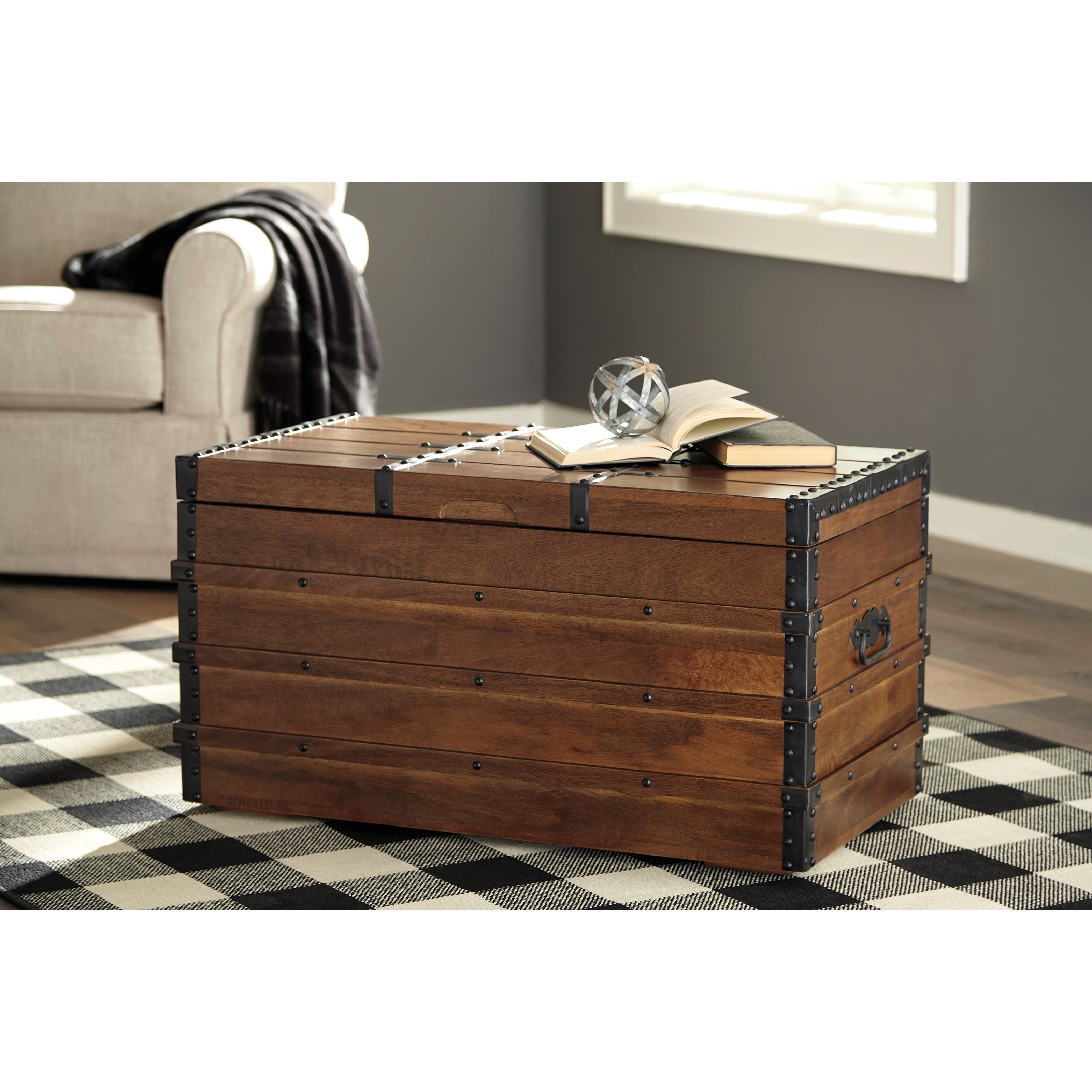 Signature Design by Ashley Kettleby Storage Trunk Royal Furniture