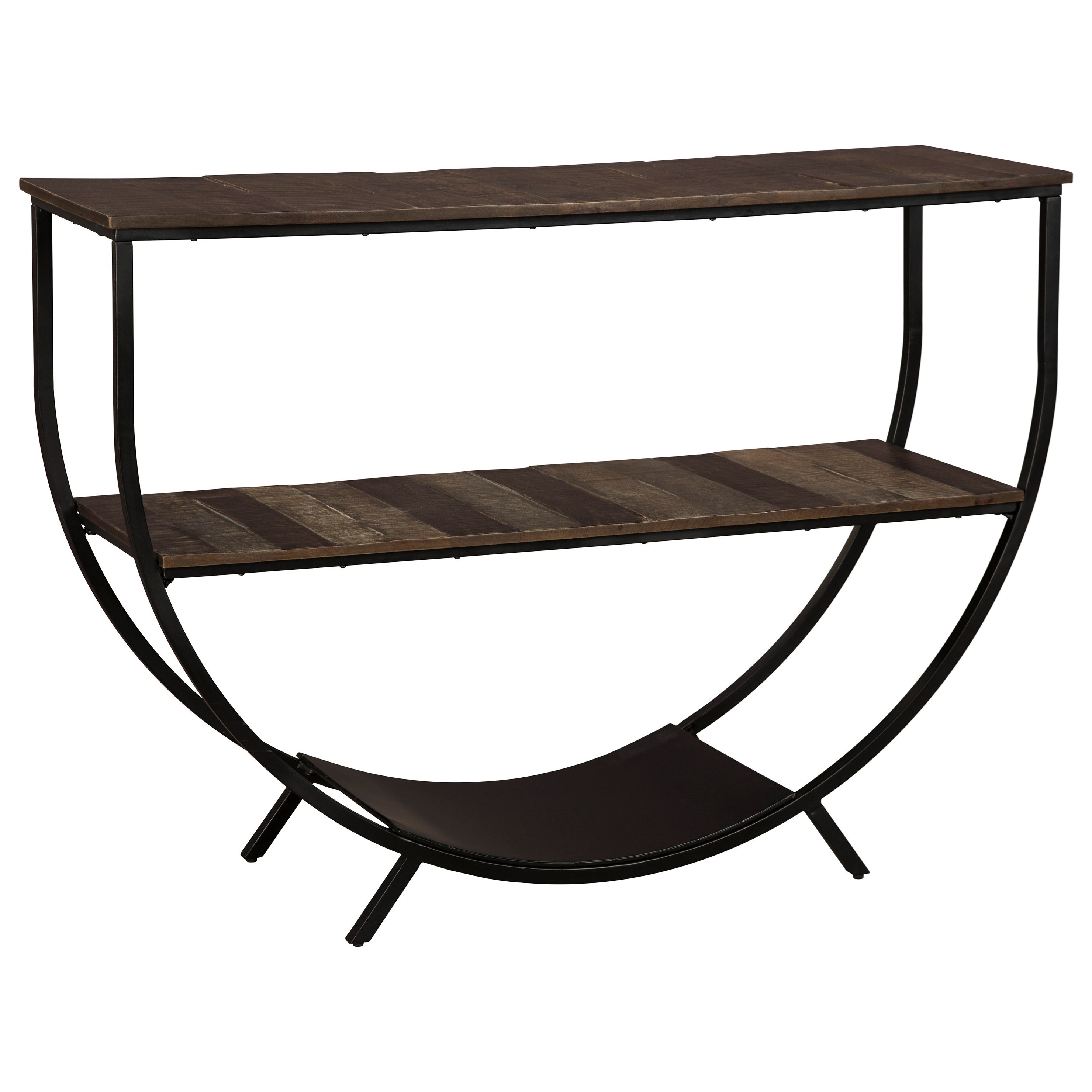 Signature Design by Ashley Lamoney A4000234 Modern Rustic Console Sofa