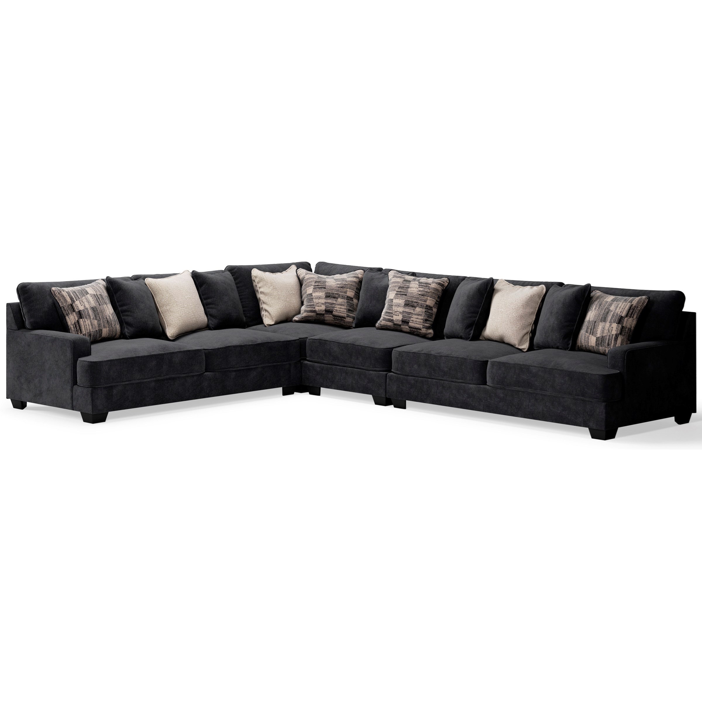 Signature Contemporary 4Piece Sectional Walker's Furniture