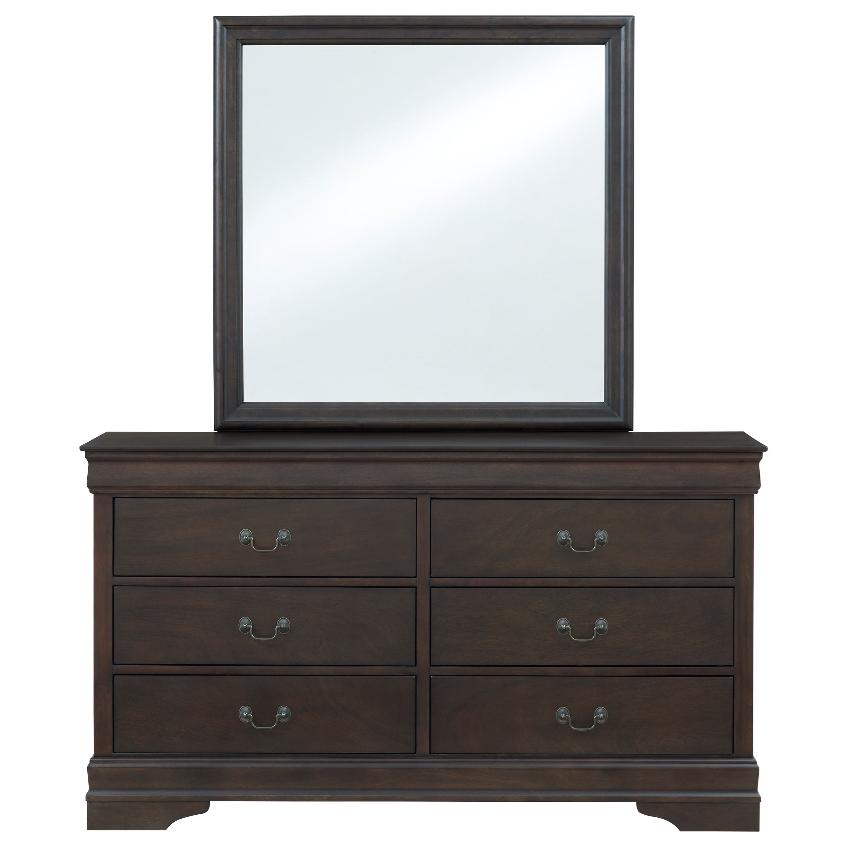 Signature Design by Ashley Leewarden Transitional Dresser & Mirror