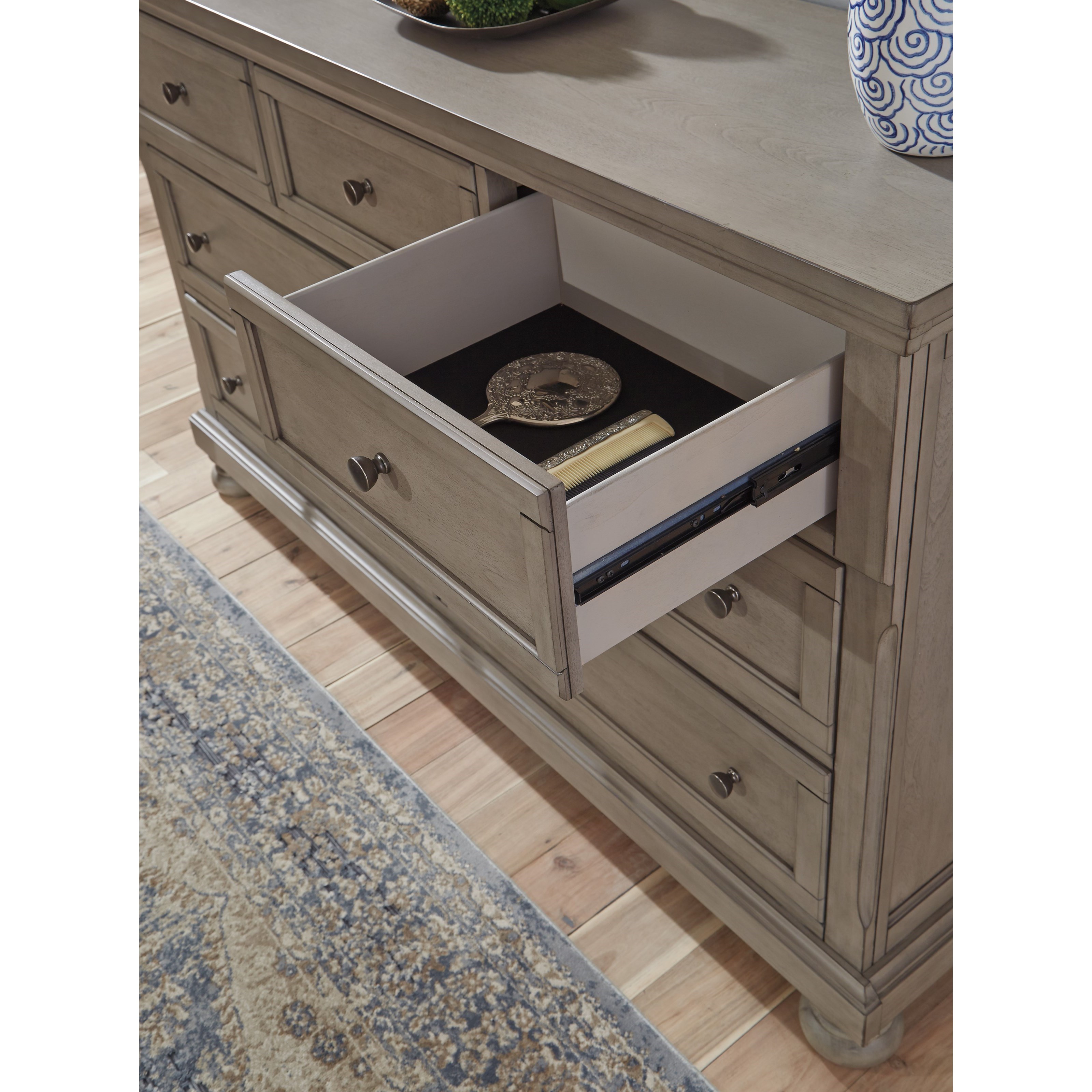 Signature Design by Ashley Lettner Casual 7Drawer Dresser and Mirror