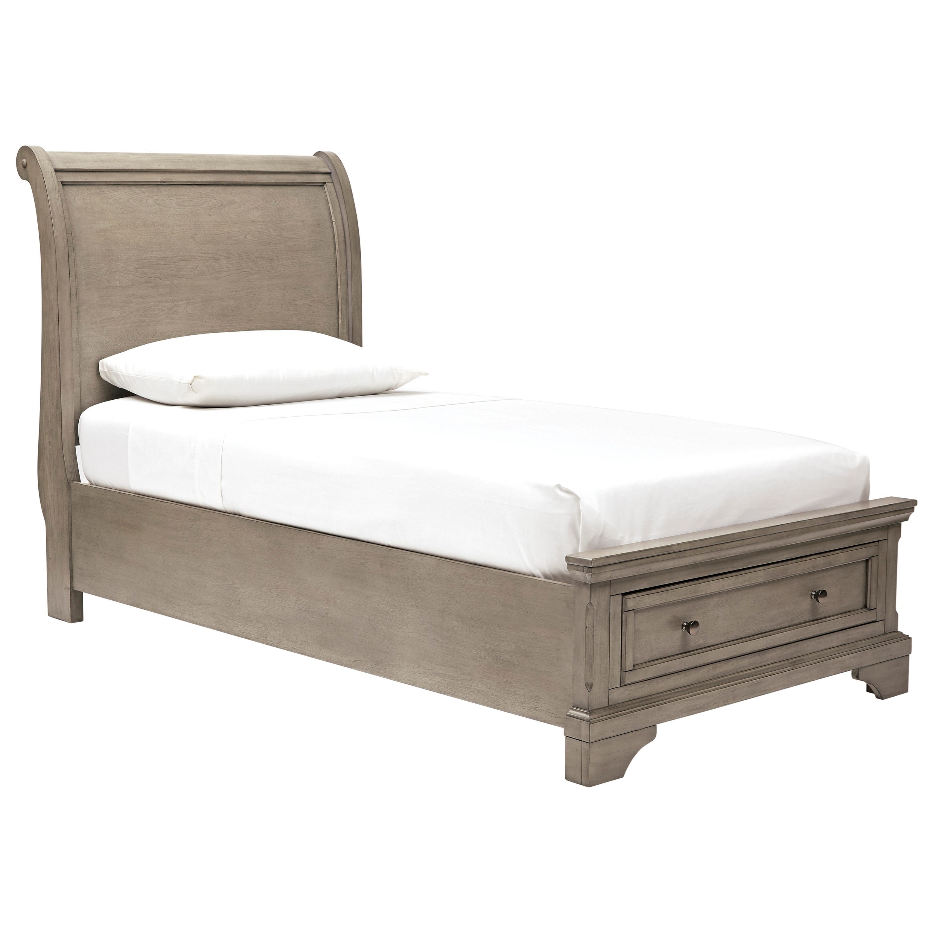 Signature Design by Ashley Lettner Twin Sleigh Storage Bed Value City