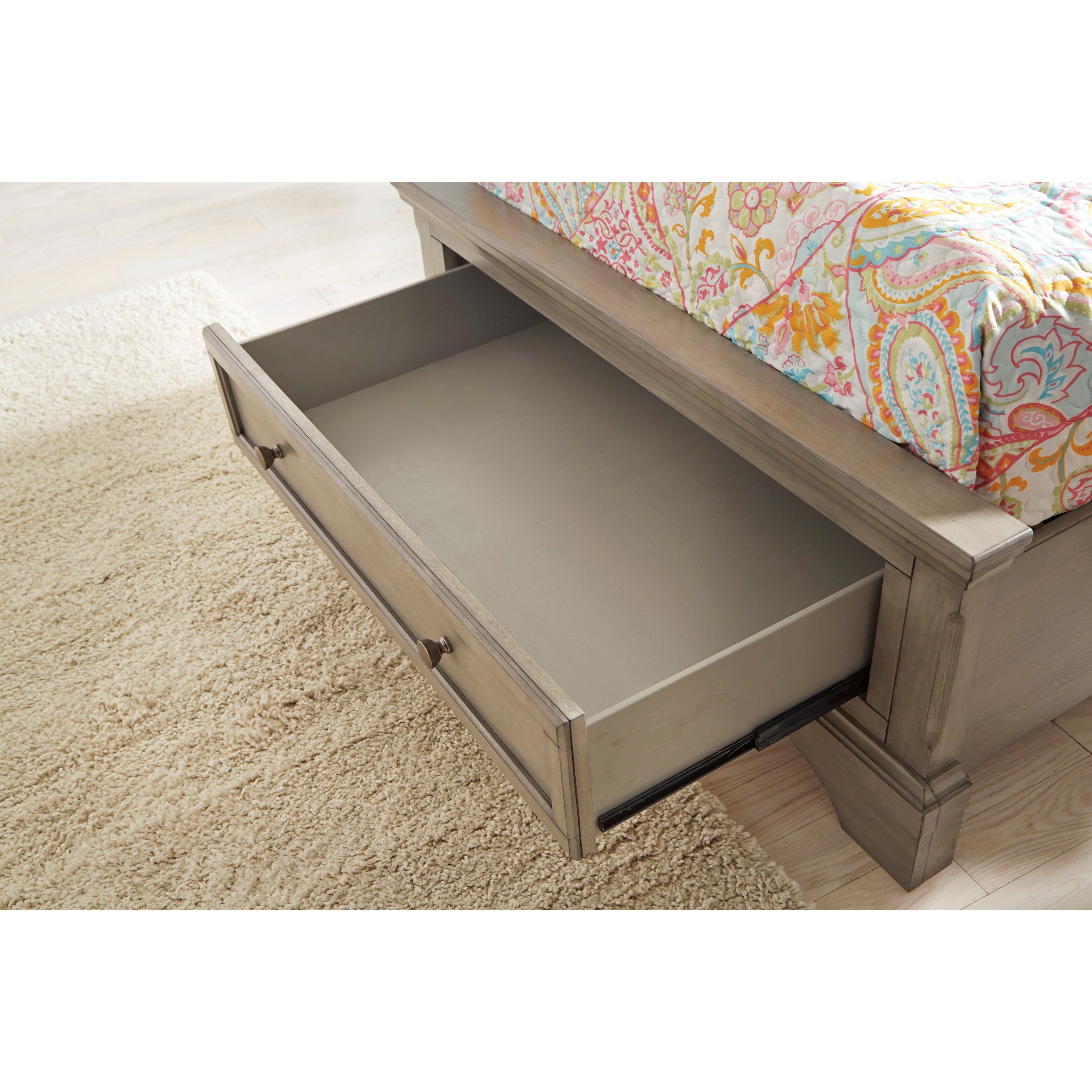 Signature Design by Ashley Lettner Twin Sleigh Storage Bed Sheely's