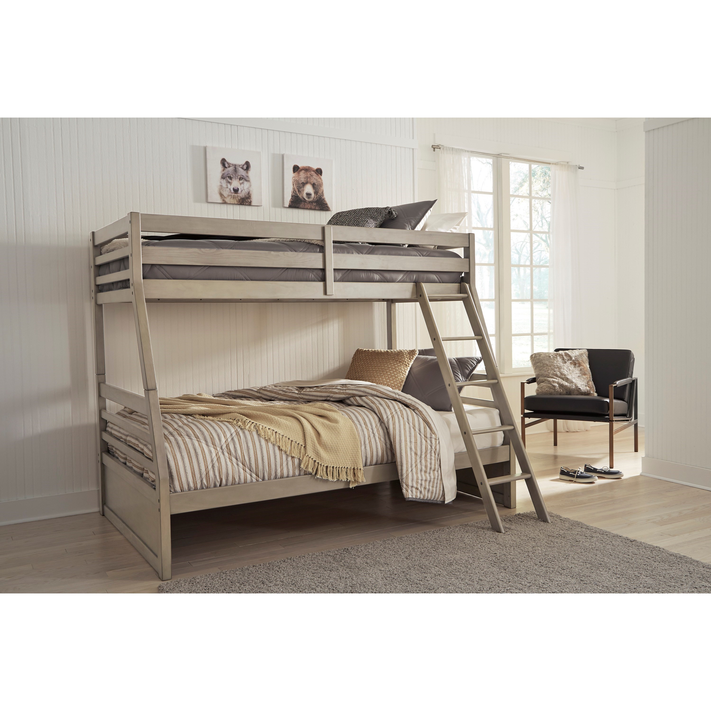 Signature Design by Ashley Lettner Twin/Full Bunk Bed Royal Furniture