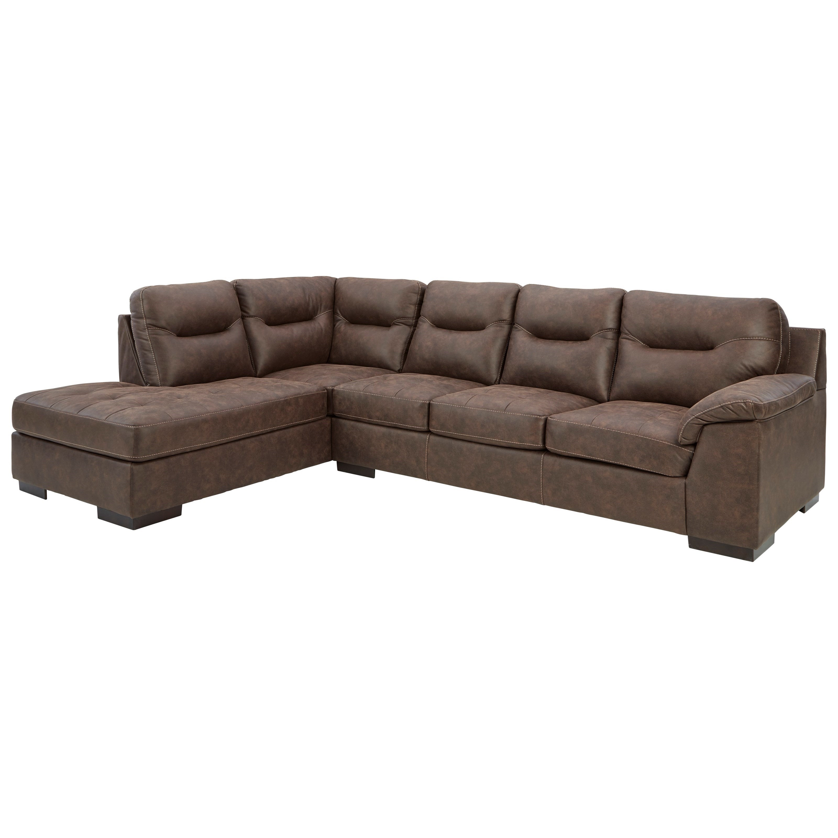 Ashley (Signature Design) Maderla Faux Leather 2Piece Sectional with