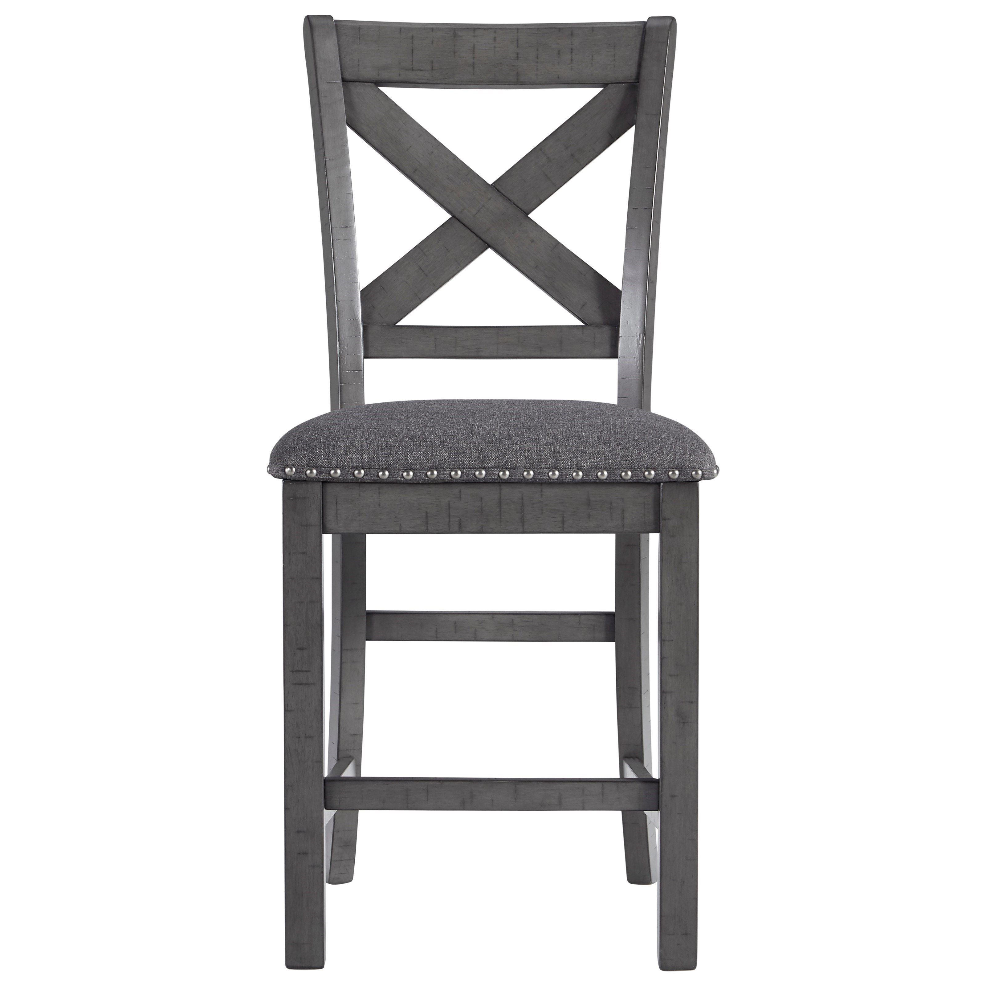 Signature Design by Ashley Myshanna Counter Height Bar Stool with X