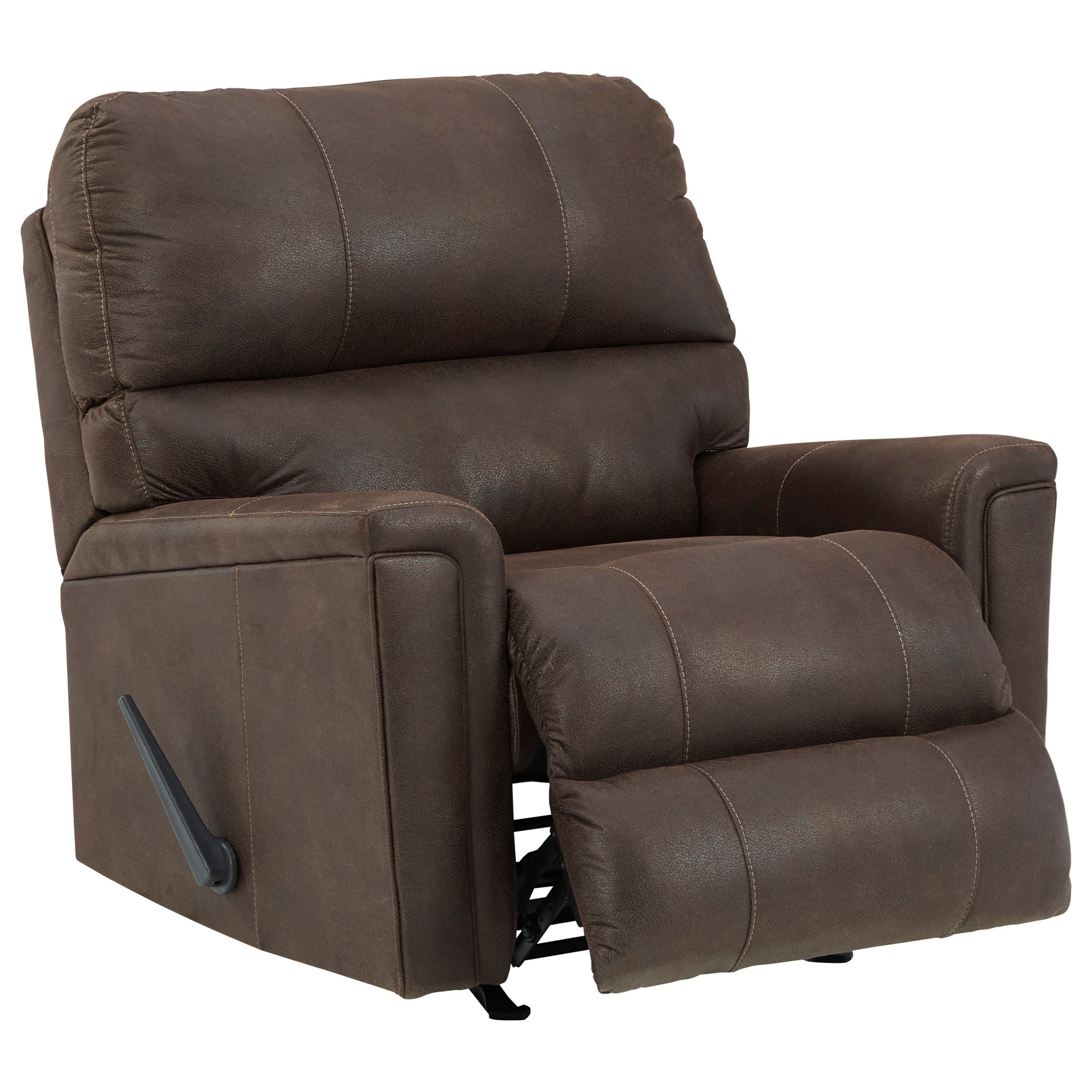 Signature Design by Ashley Navi Faux Leather Rocker Recliner Sheely's