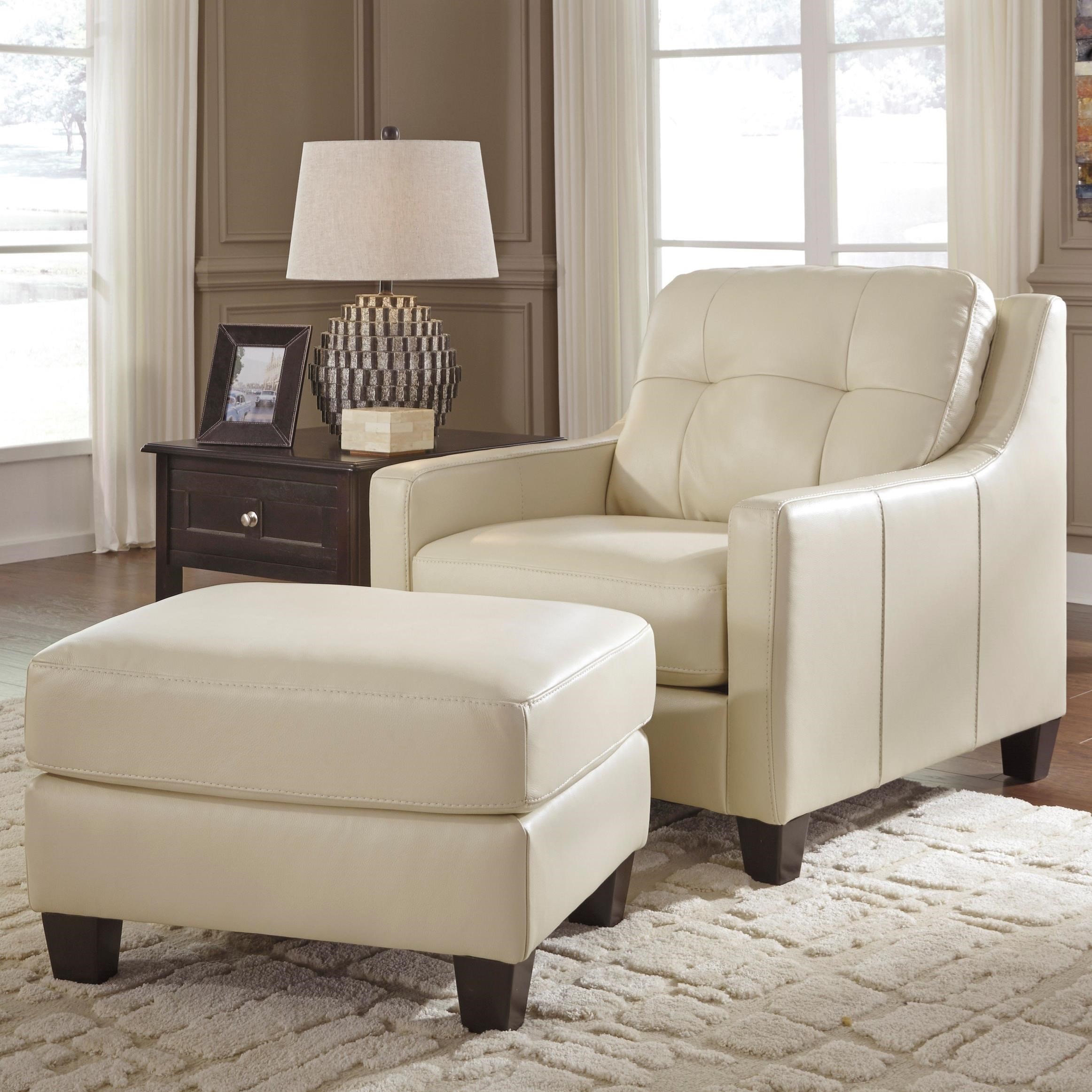 Signature Design by Ashley O'Kean Contemporary Leather Match Chair