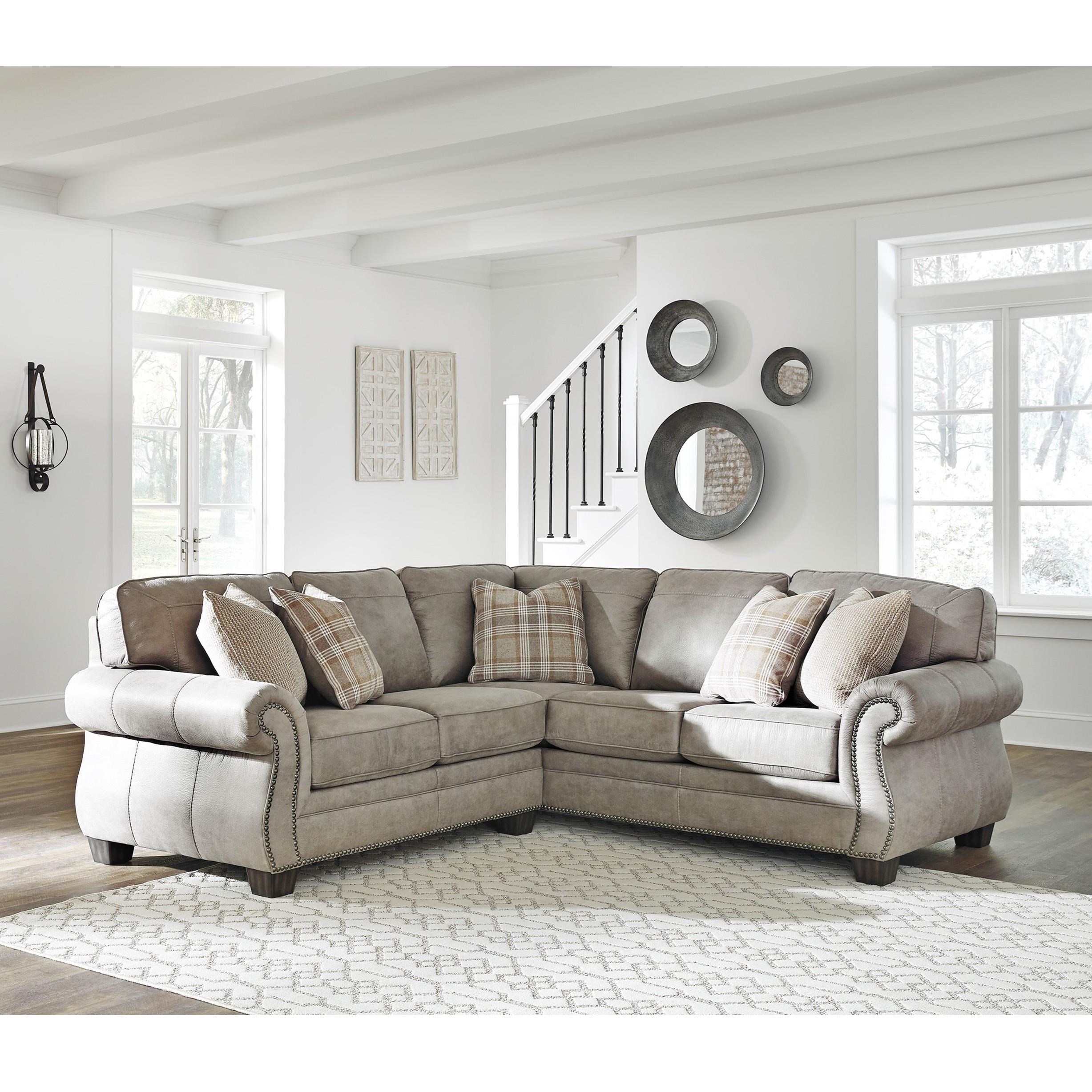 Signature Design by Ashley Olsberg 2 Piece Transitional Sectional