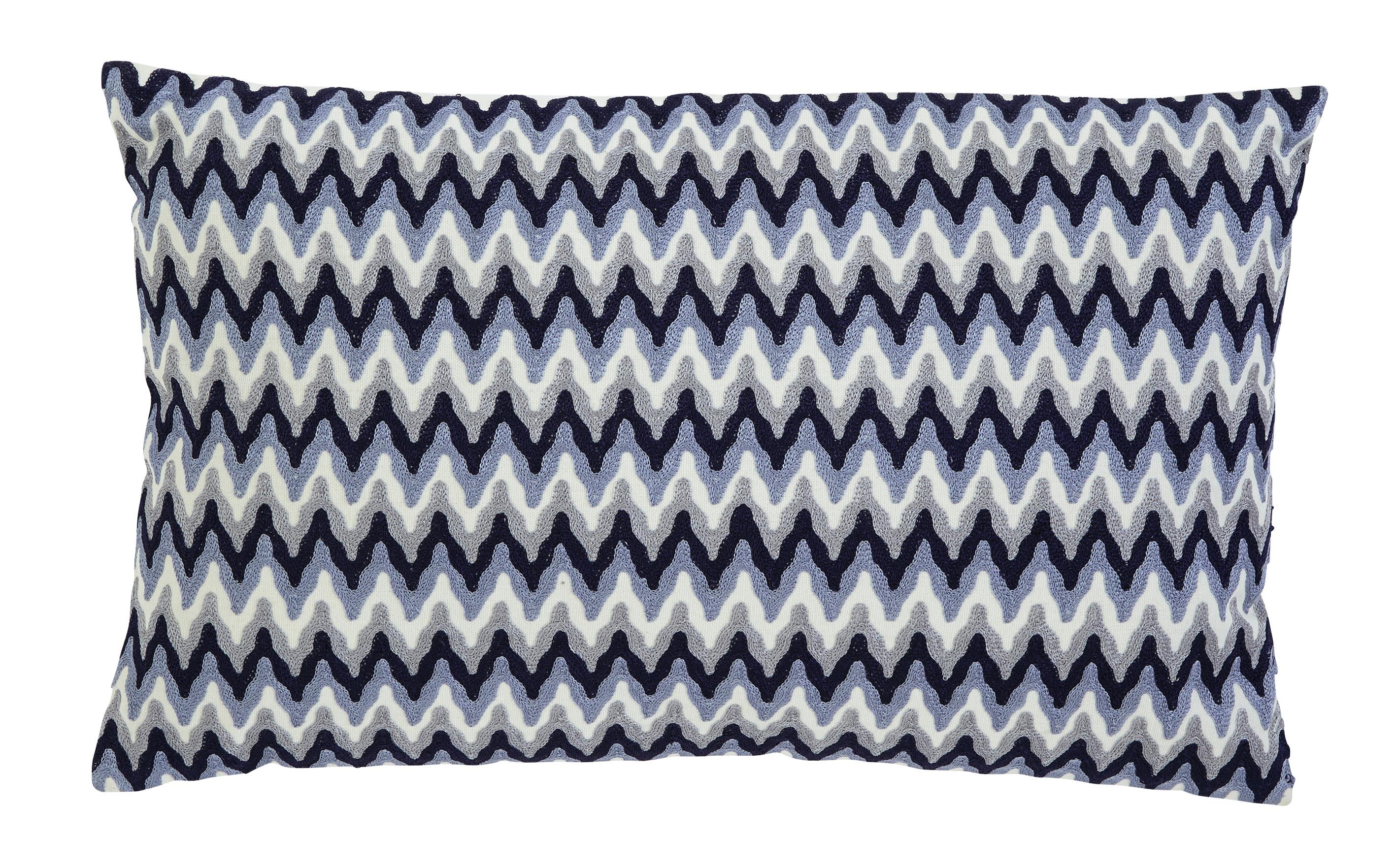 Signature Design by Ashley Pillows A1000297P Embroidered - Navy Lumbar Pillow Furniture ...