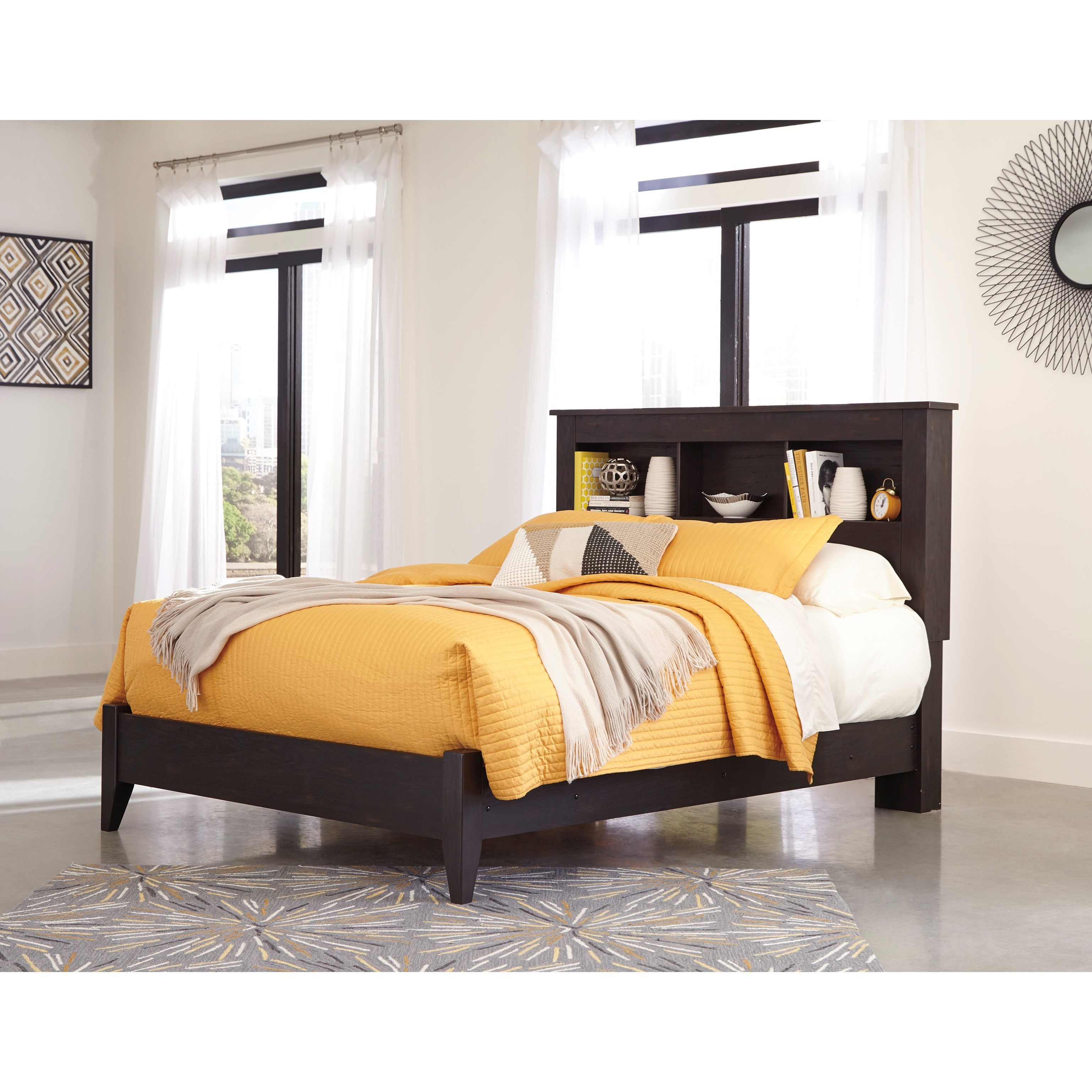 Signature Design by Ashley Reylow Contemporary Queen Bookcase Bed