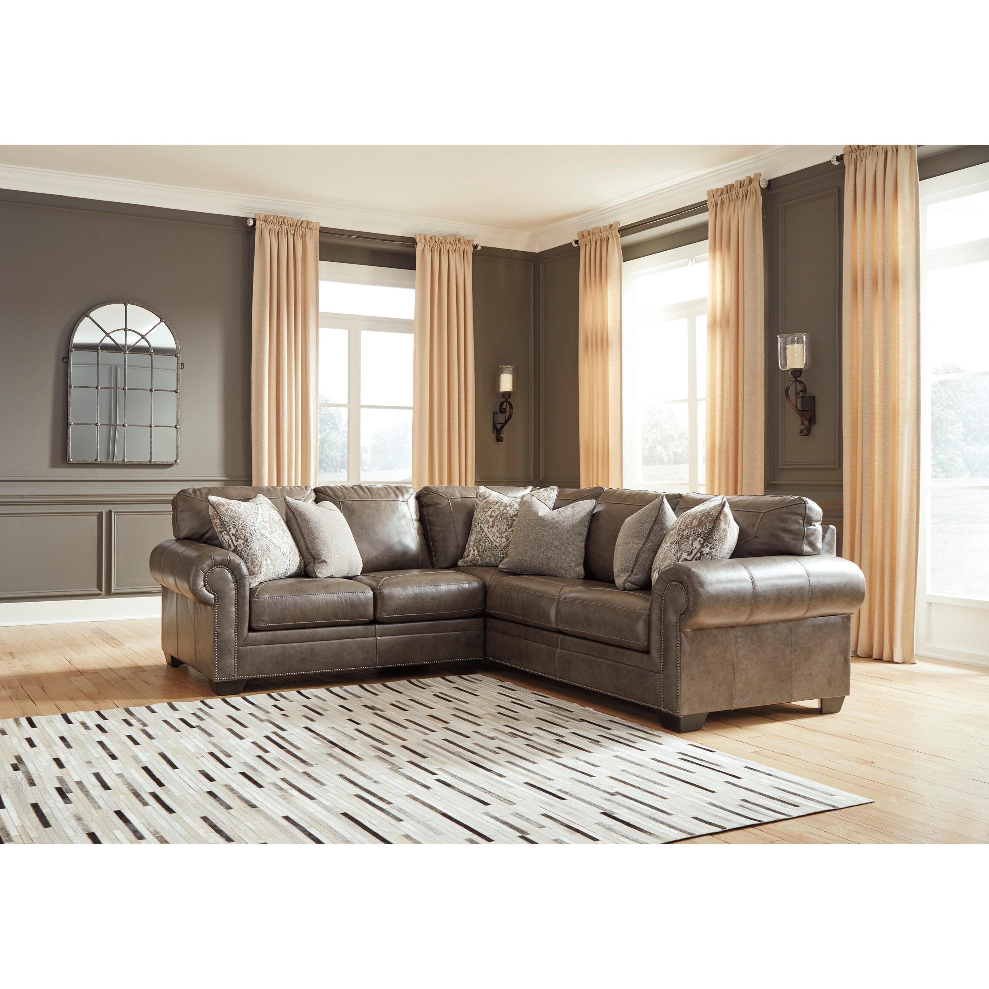 Signature Design by Ashley Roleson Transitional 2-Piece Sectional with