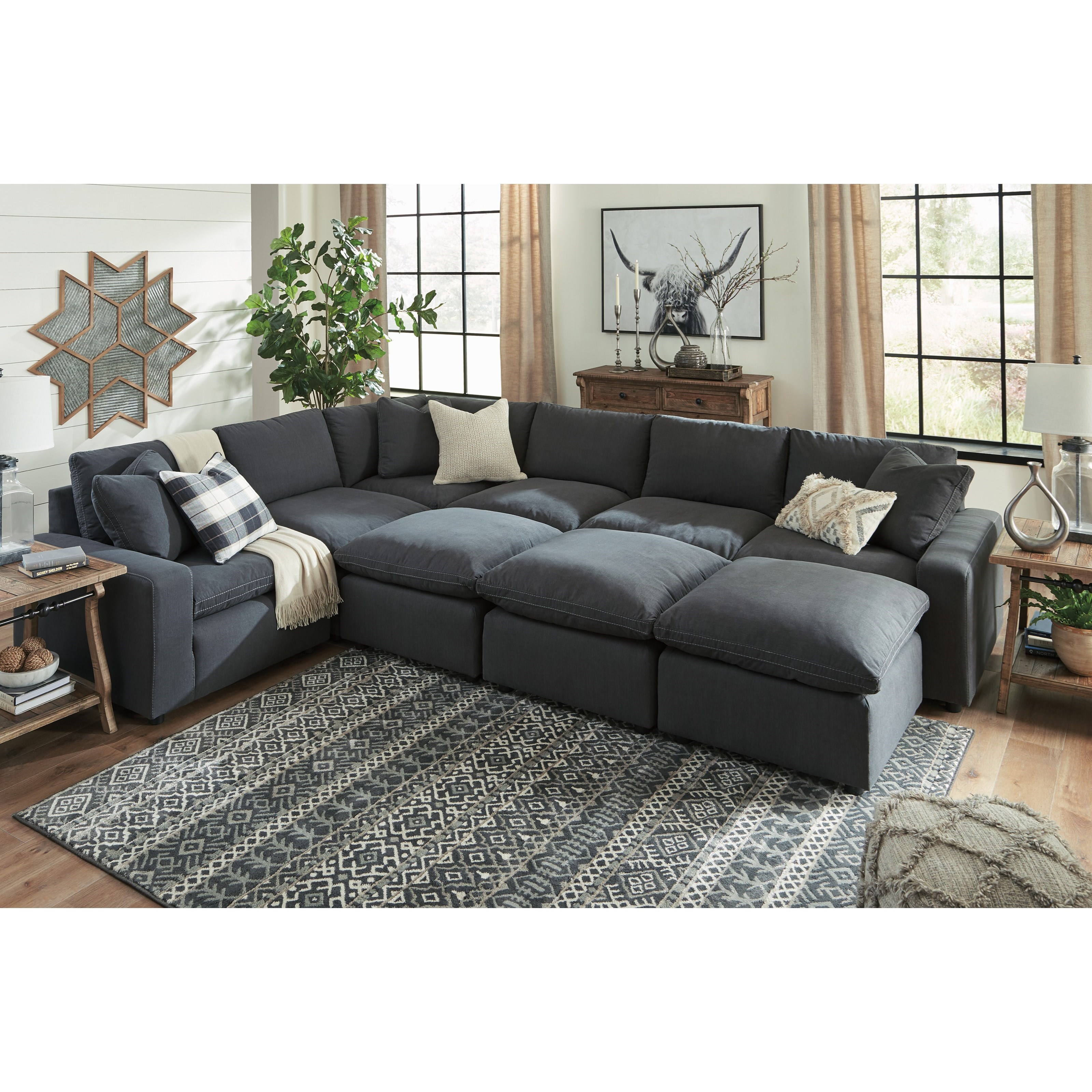 Signature Design by Ashley Savesto Casual Contemporary 9Piece