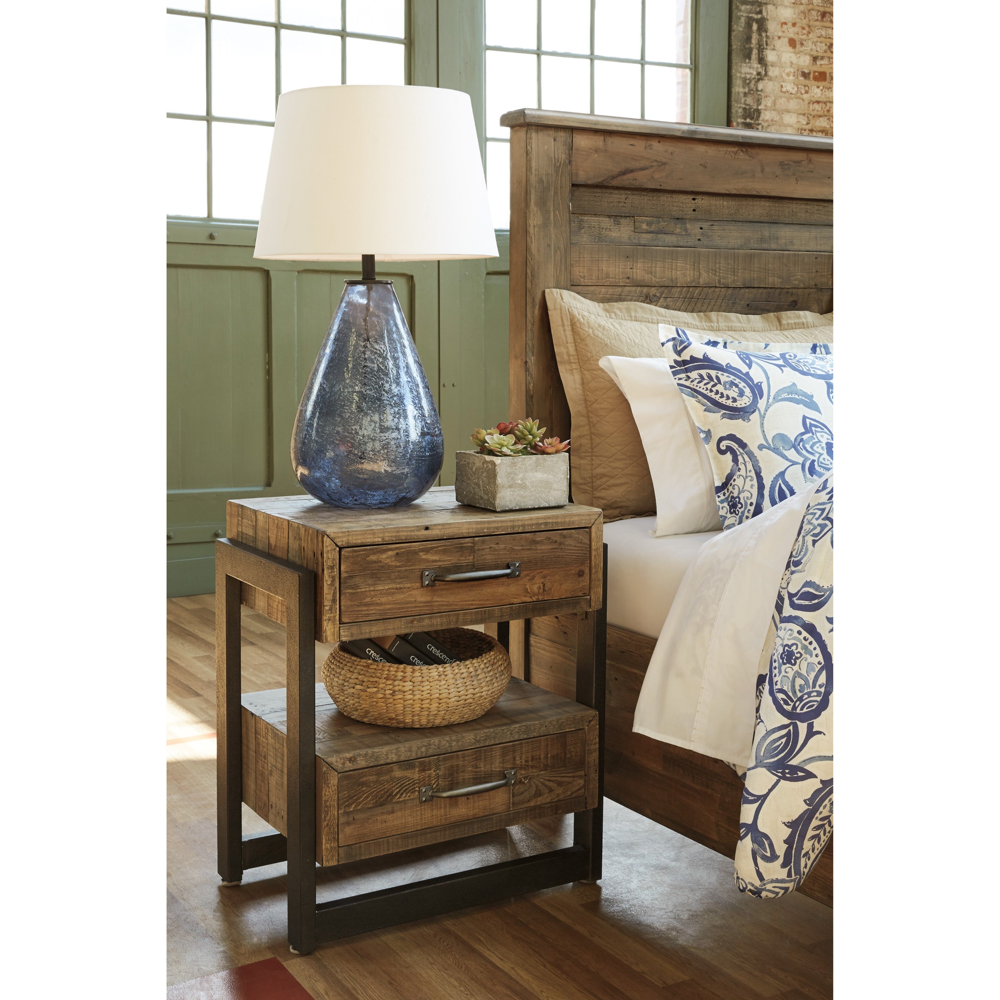 Signature Design by Ashley Sommerford B77592 Reclaimed Pine Solid Wood