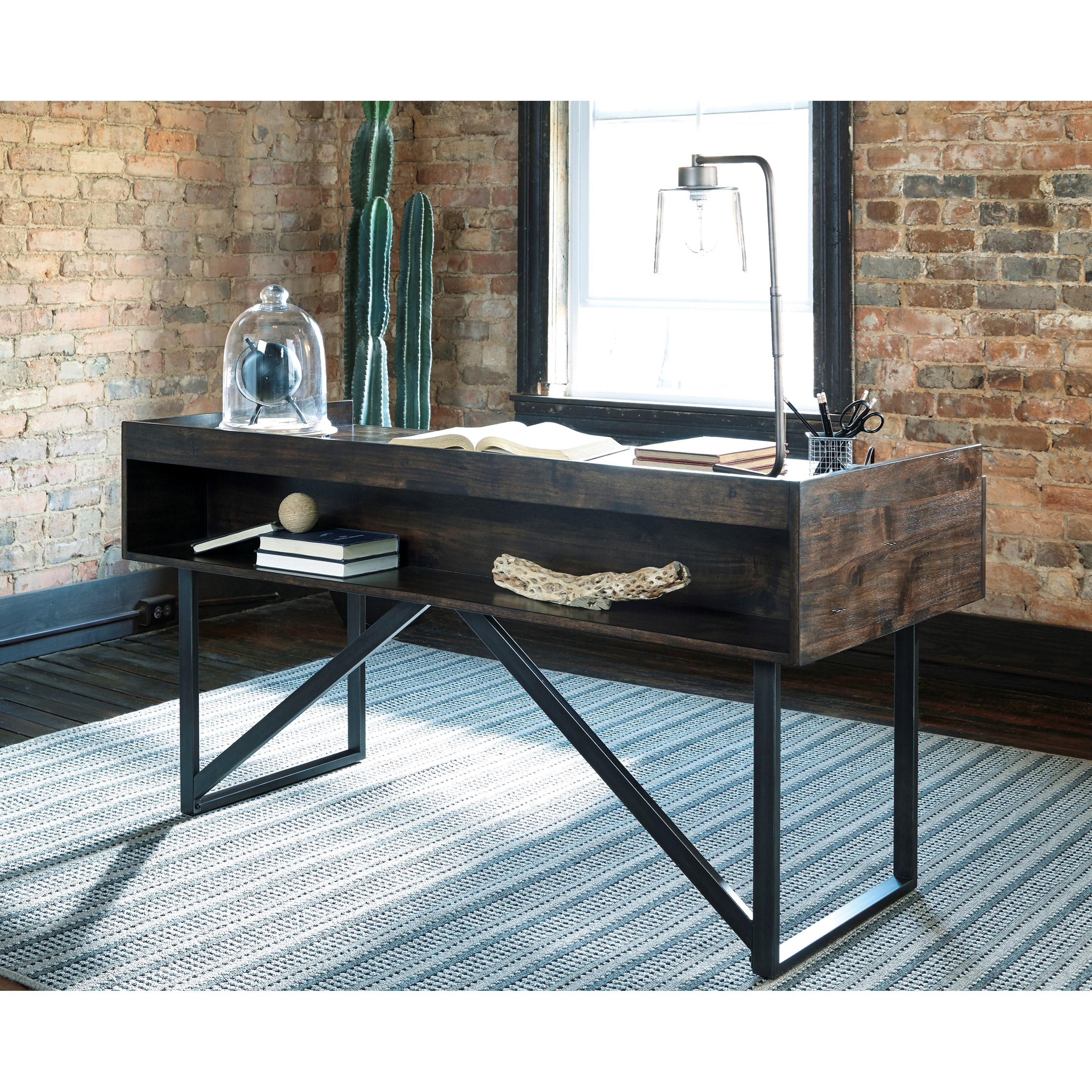 Ashley (Signature Design) Starmore Modern Rustic/Industrial Home Office