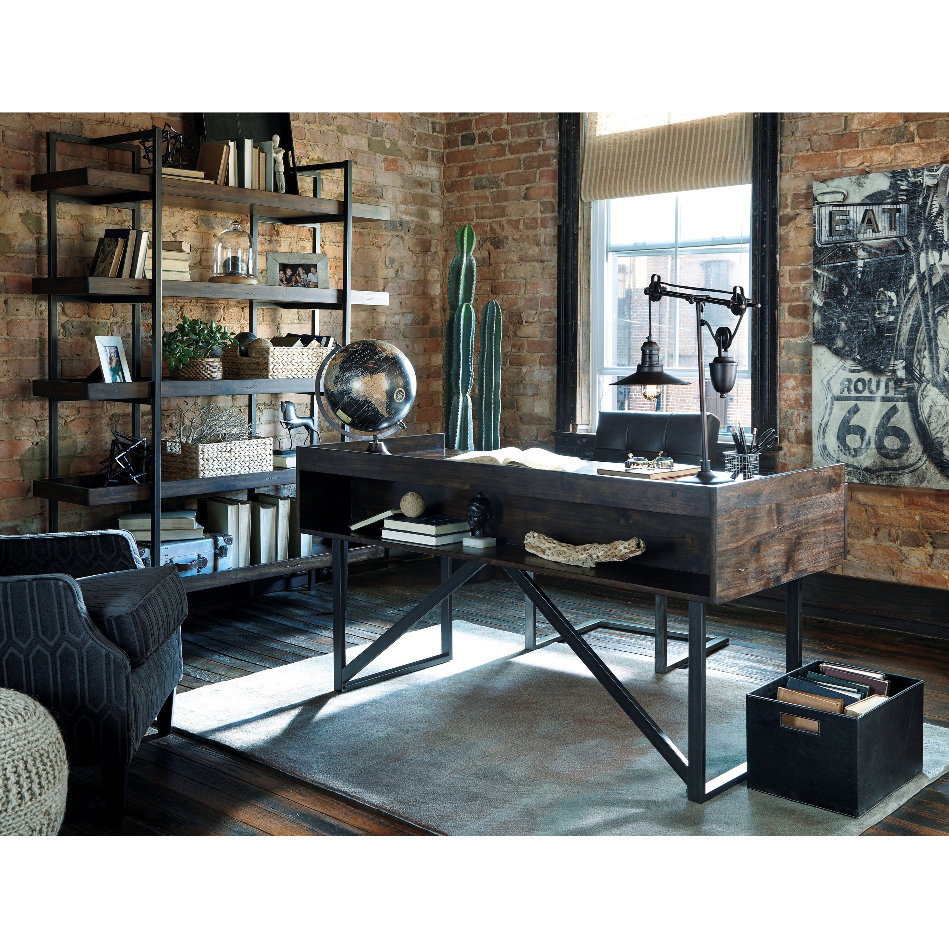 Industrial style Office Desks For A Contemporary Look