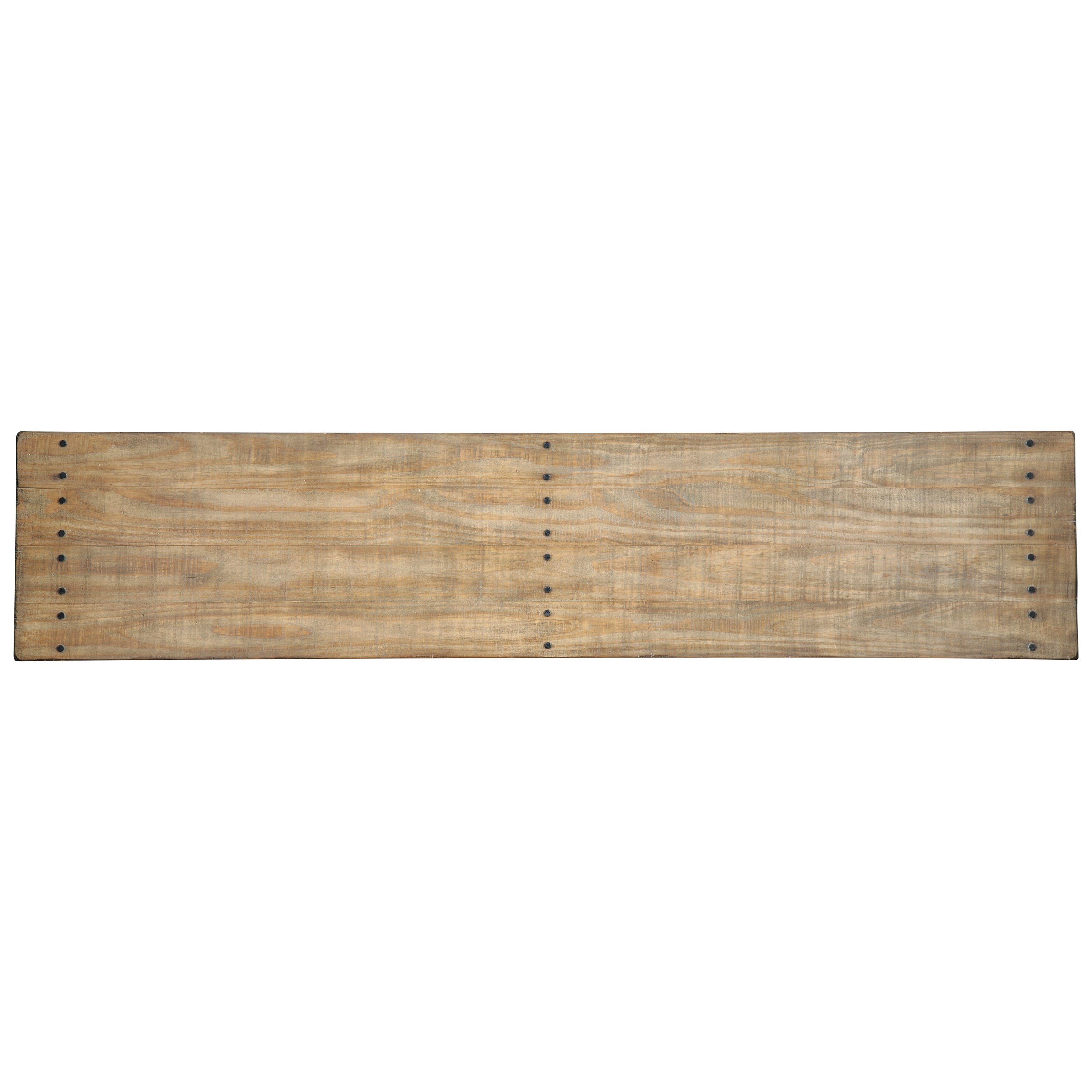 Signature Design by Ashley Susandeer Solid Wood Rustic Console Sofa