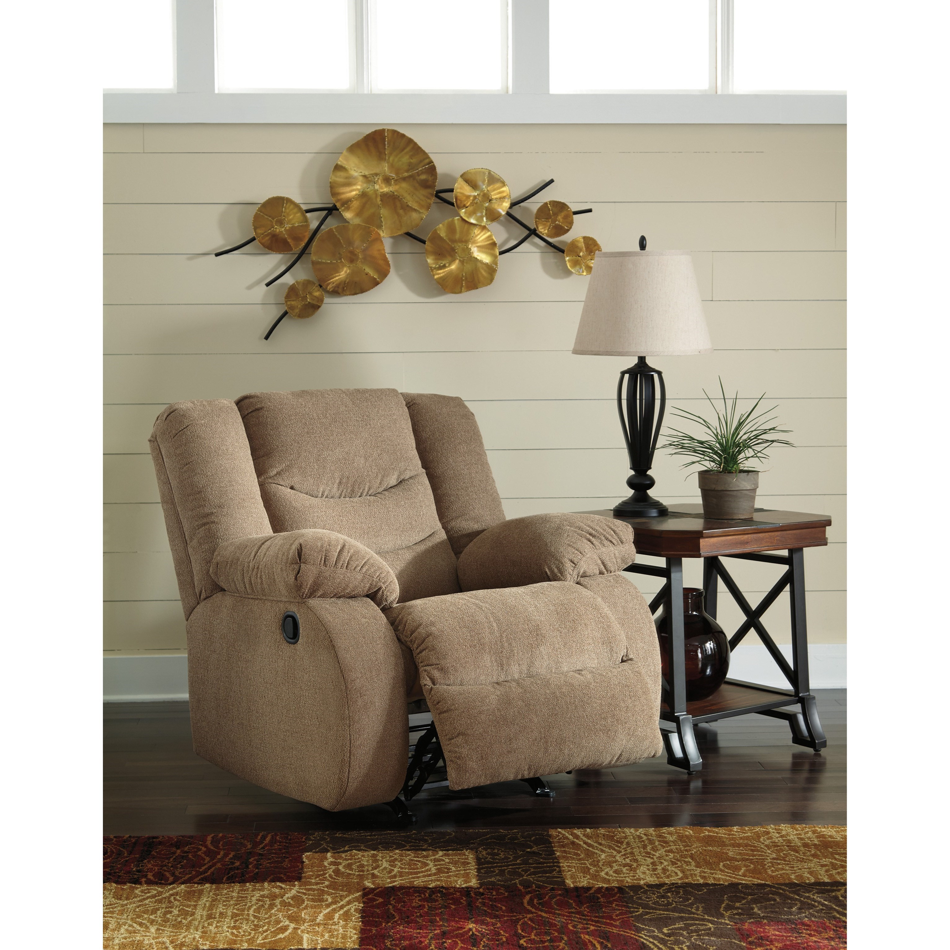 Ashley Signature Design Tulen 9860425 Contemporary Rocker Recliner