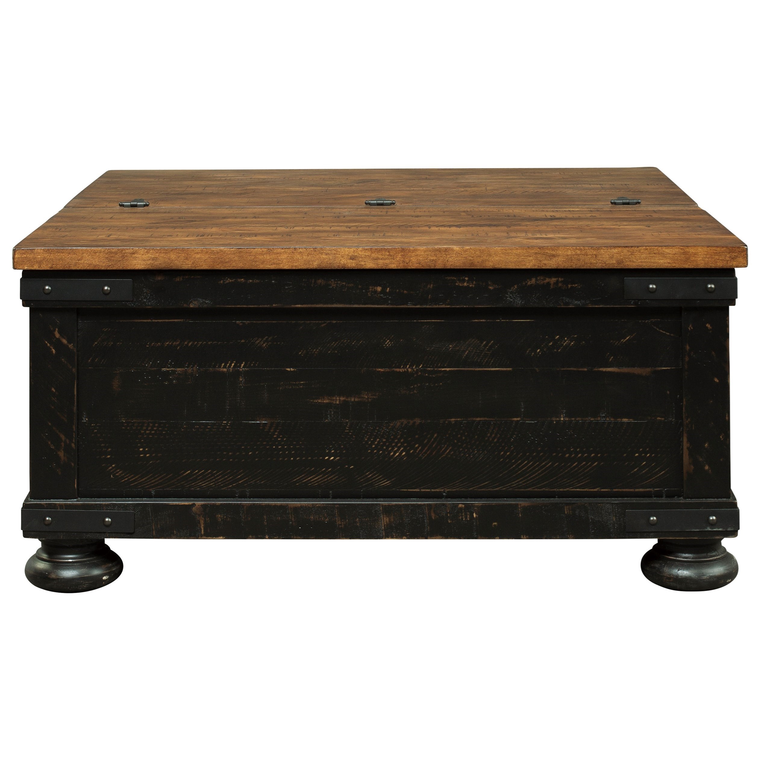 Signature Design by Ashley Valebeck TwoTone Finish Storage Square Lift