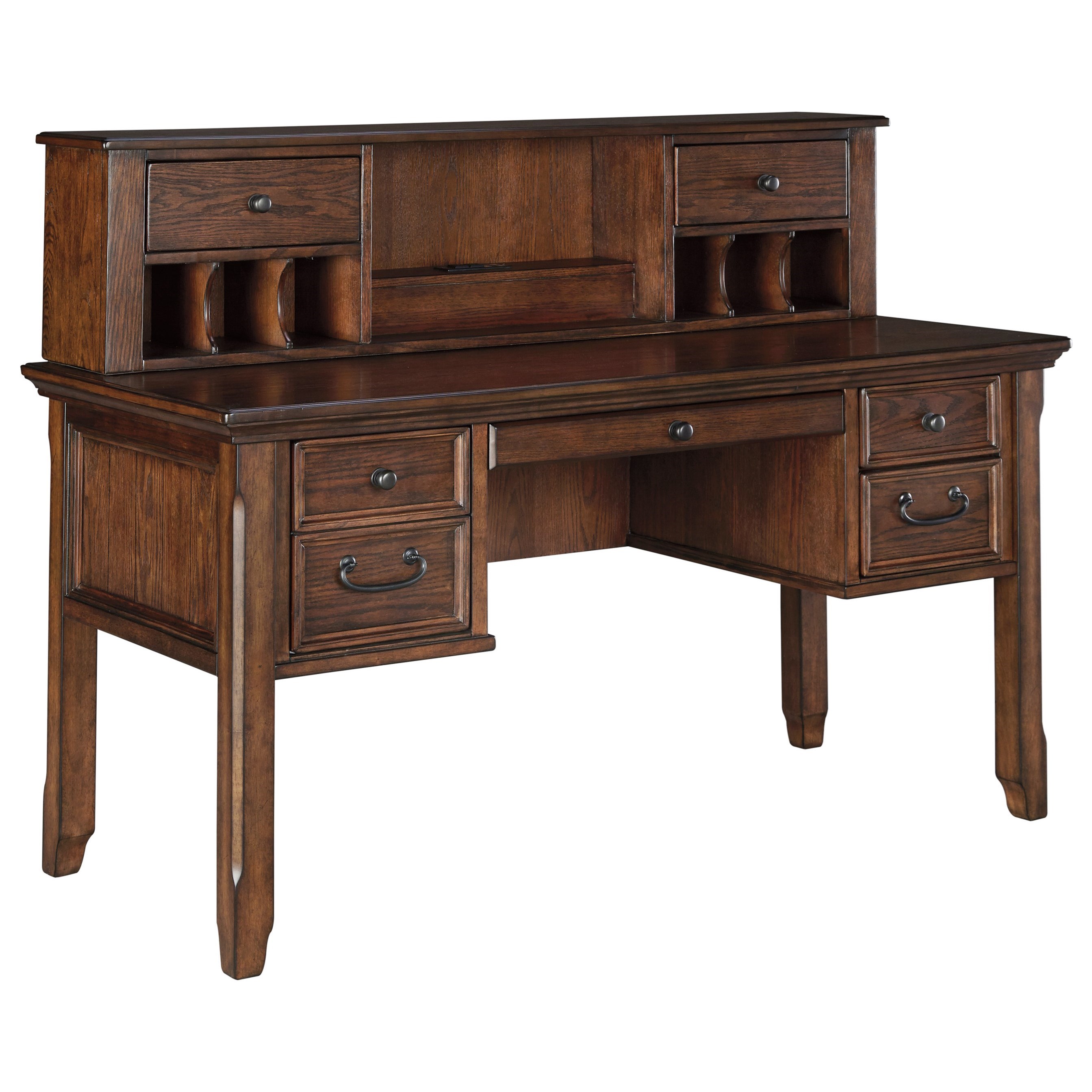Signature Design by Ashley Furniture Woodboro Home Office Desk with ...
