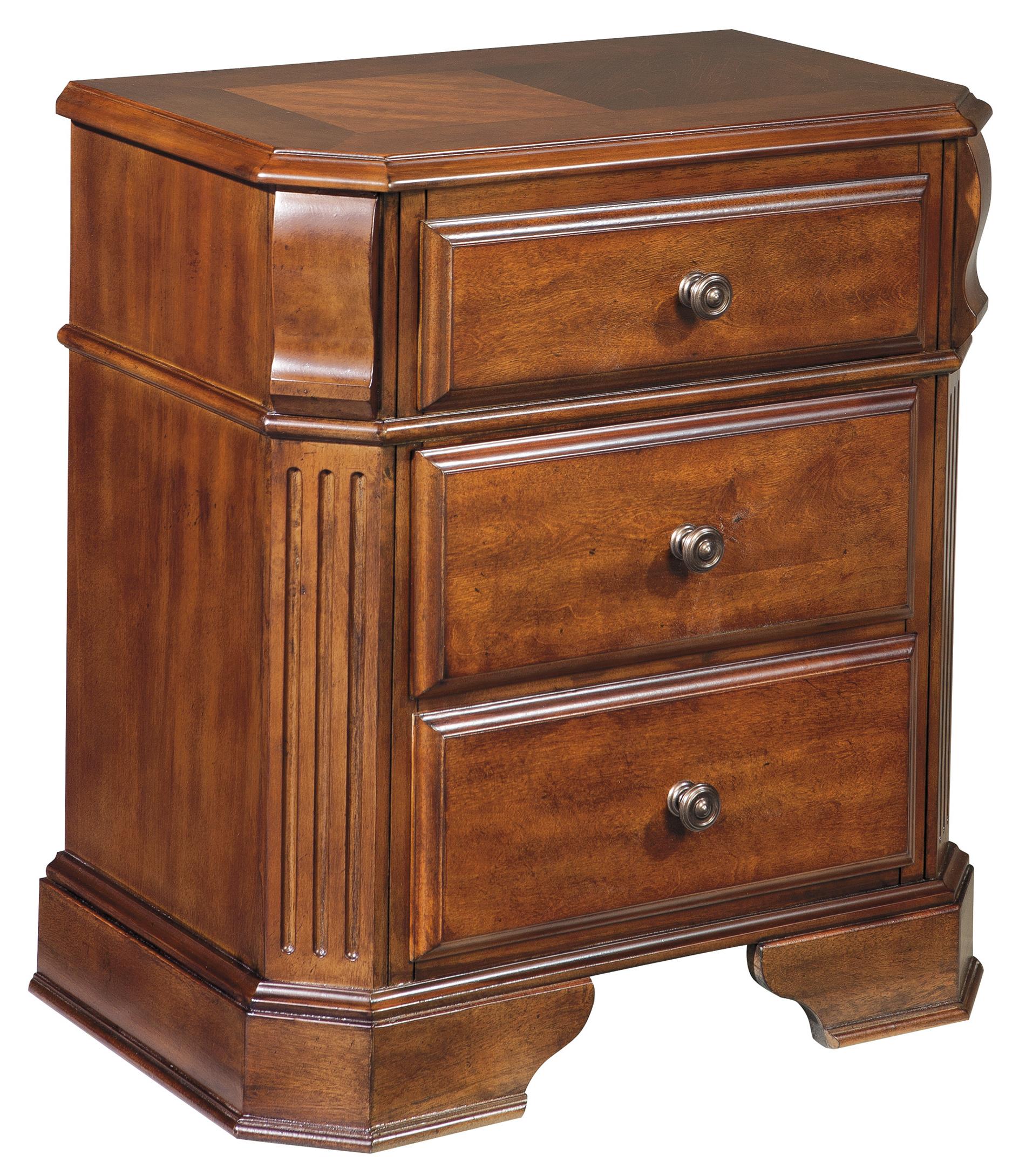 Signature Design by Ashley Wyatt Three Drawer Nightstand AHFA Night