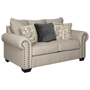 Signature Design by Ashley Zarina Transitional Loveseat ...