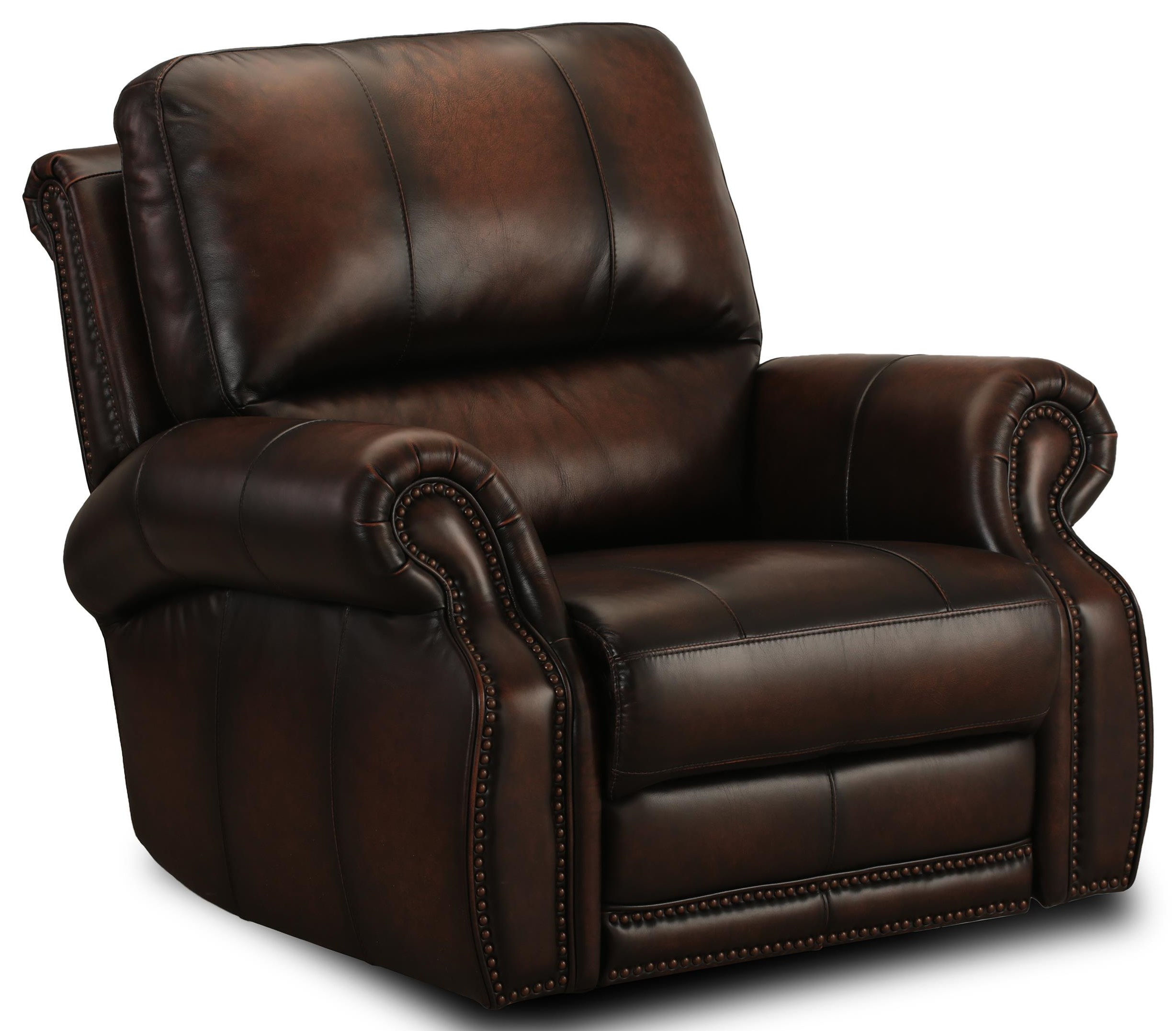 Simon Li Hillsboro Hillsboro Leather Reclining Chair Howell Furniture