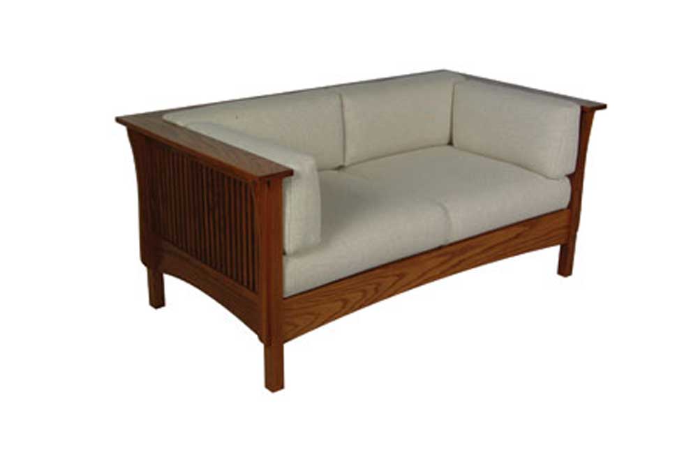 Simply Amish Prairie Mission IWPMSL Prairie Mission Loveseat with