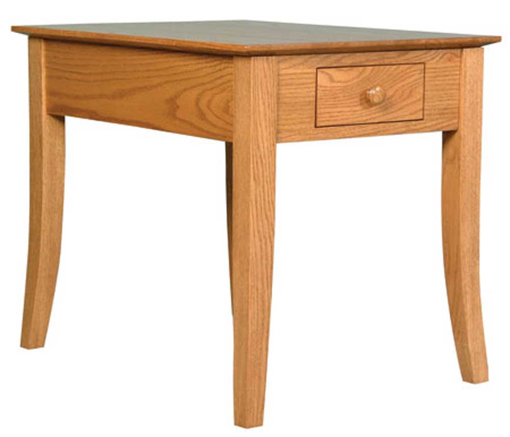 Simply Amish Shaker Amish Shaker Carlisle End Table Mueller Furniture