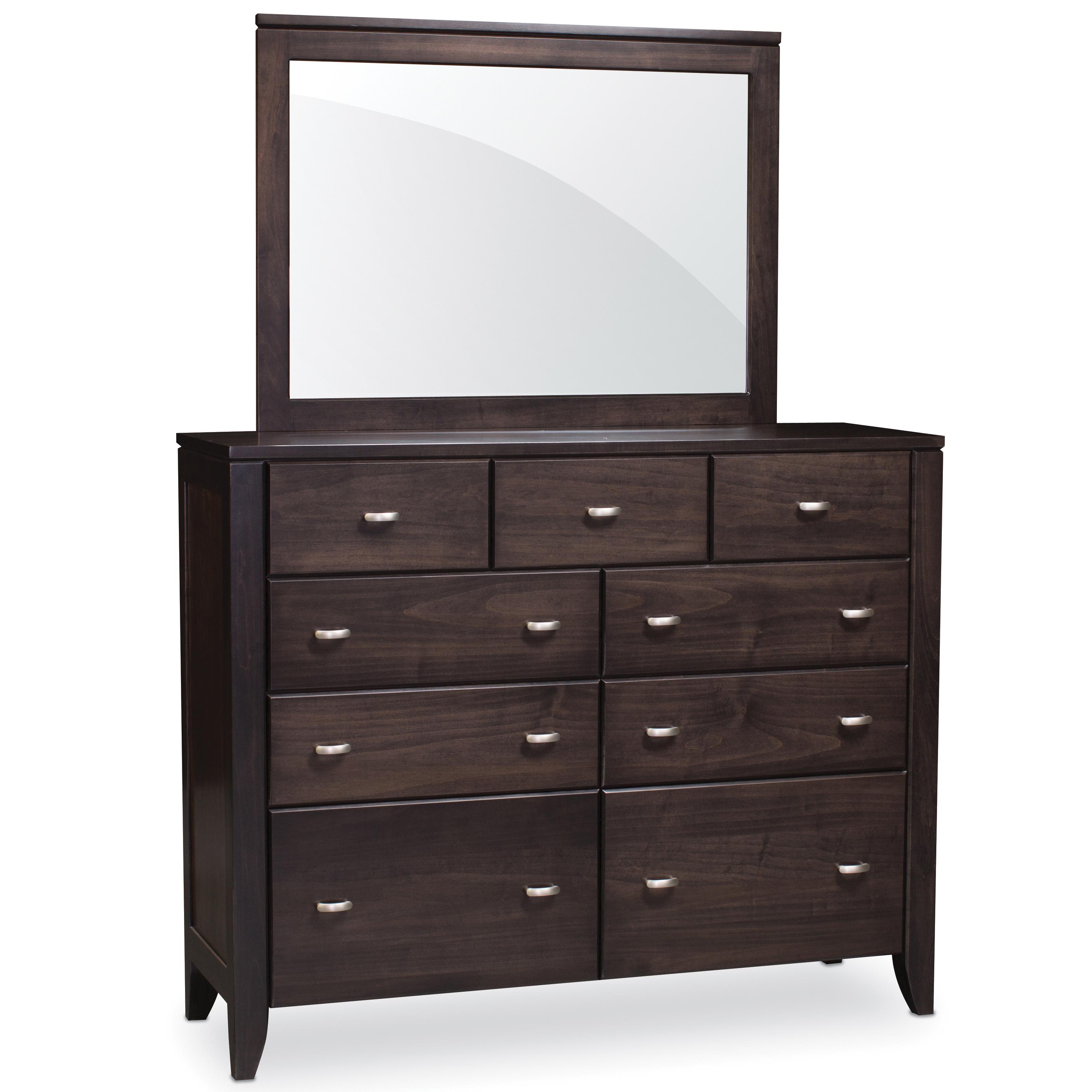 Simply Amish Justine XS31MEJ14MC+MCMJU Mule Chest and Mirror Set with