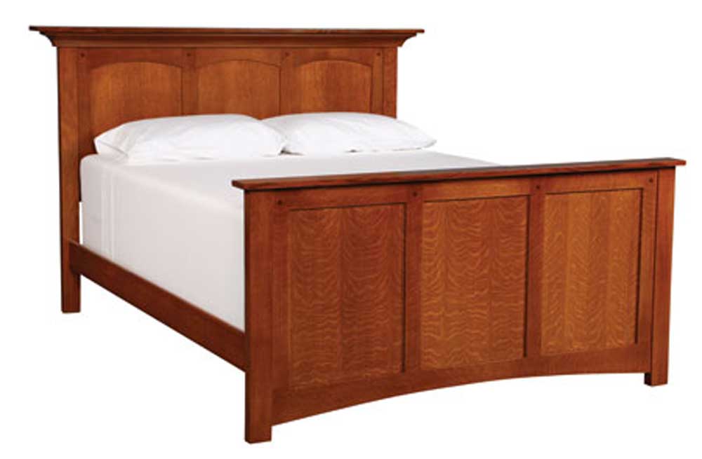 Simply Amish Royal Mission SBRMS05B2 King Panel Bed Becker Furniture